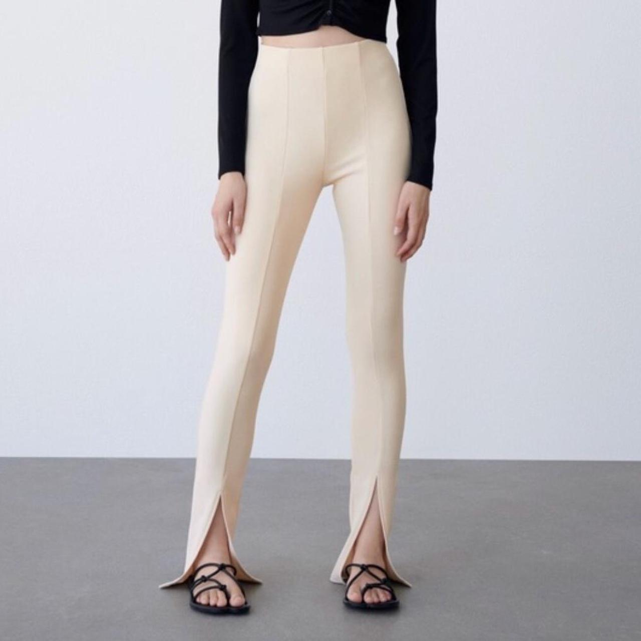 Zara slit sale leggings