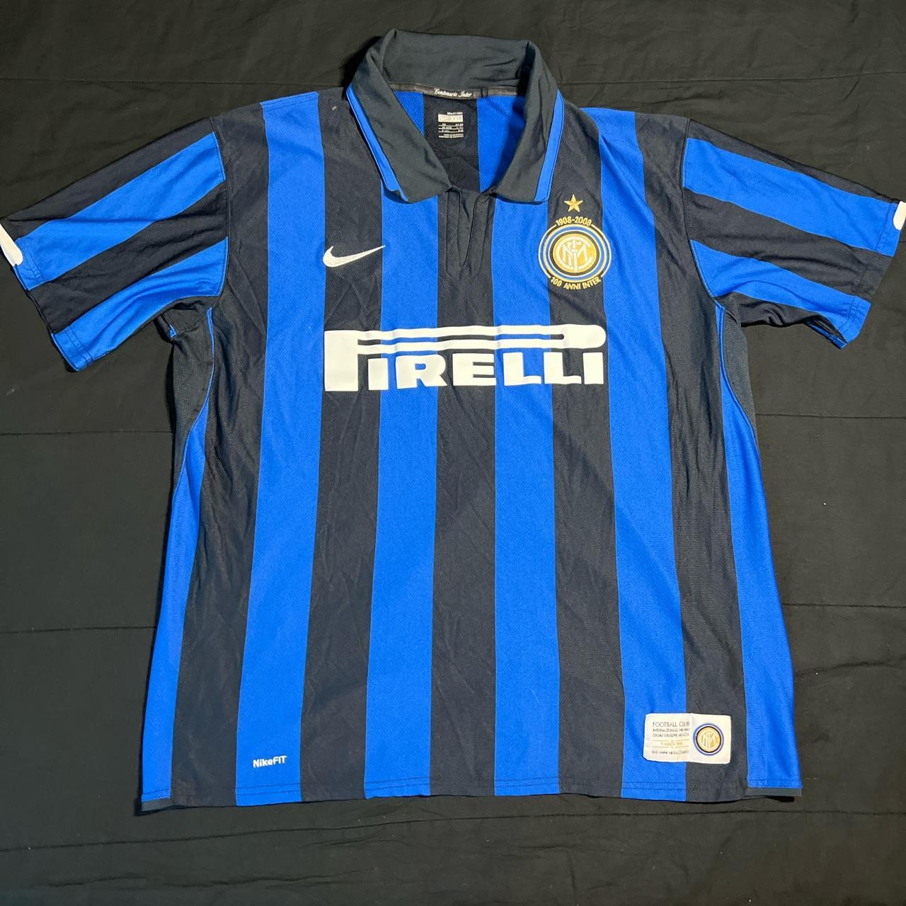 🇮🇹 Inter Milan 2007-2008 Home Jersey ⚽️ Condition - Depop