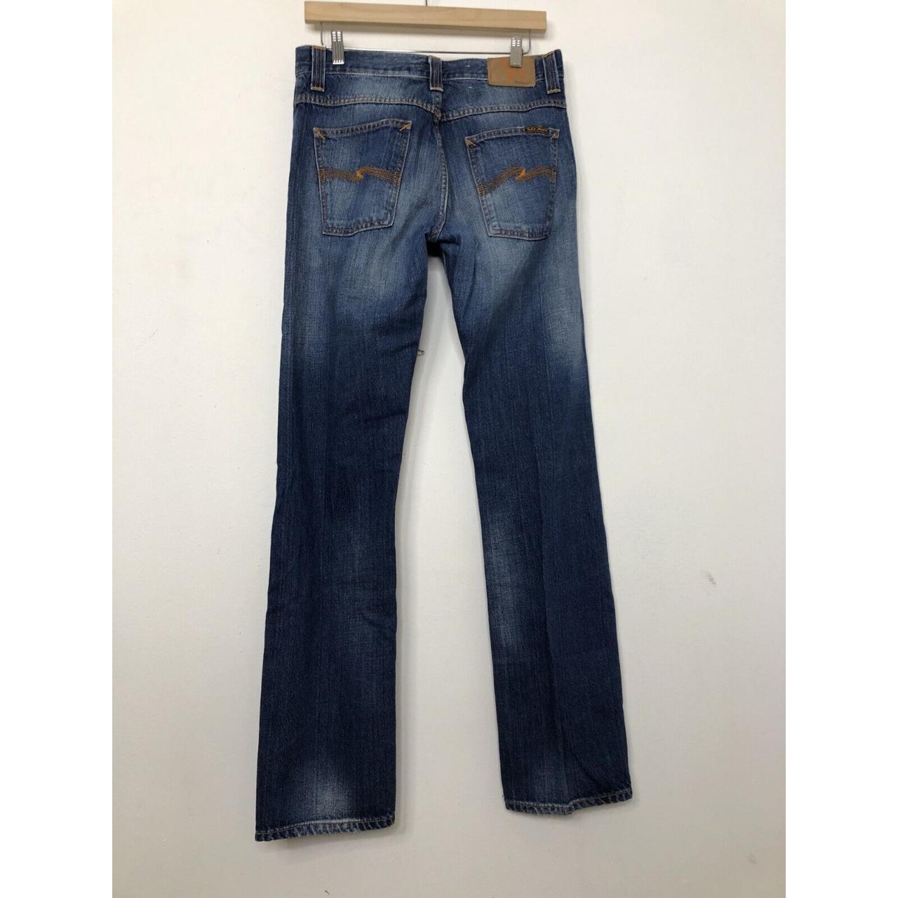 Nudie Jeans Average Joe Mens 31x34 Blue Denim... - Depop