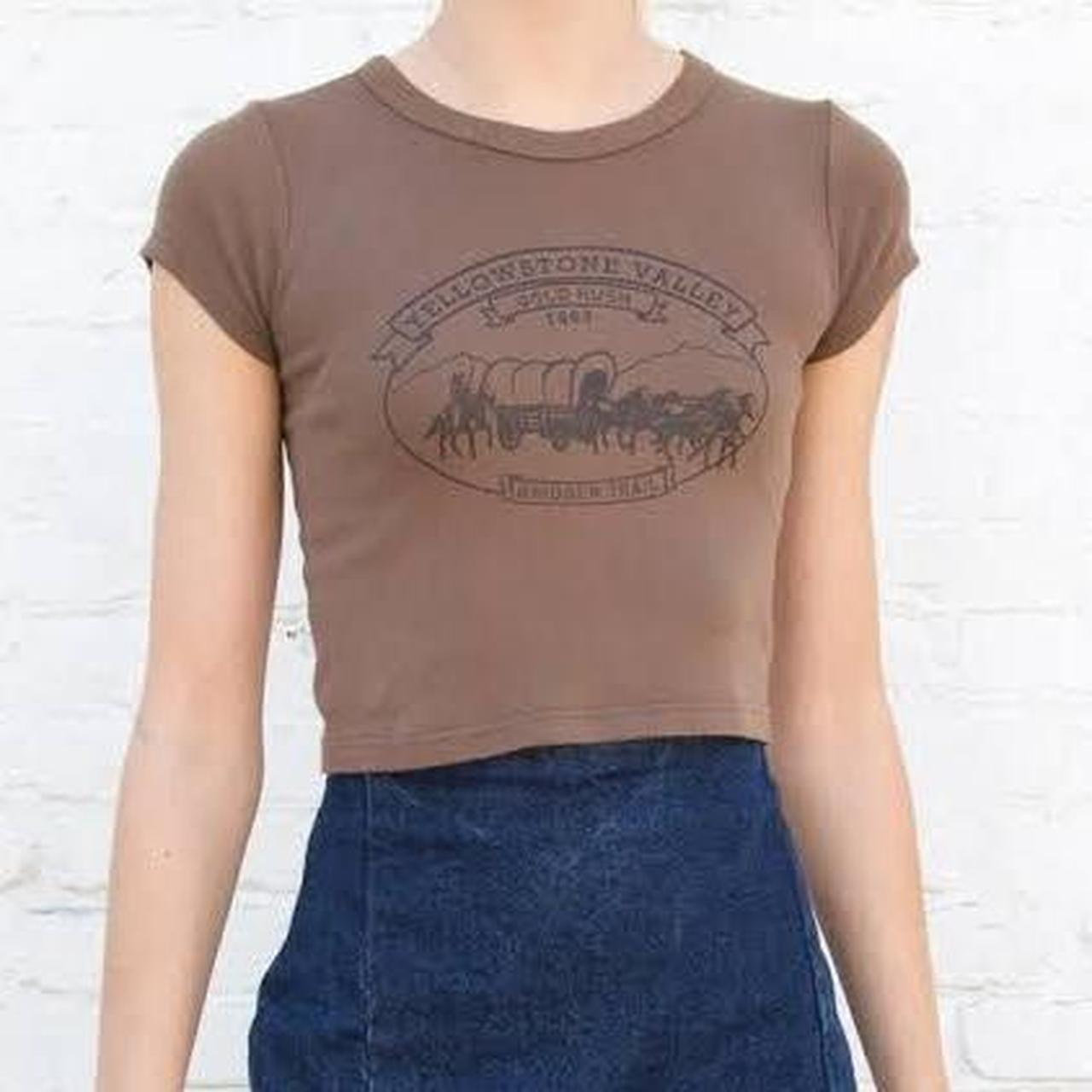 Brandy Melville Ashlyn Yellowstone Valley Top (baby... Depop