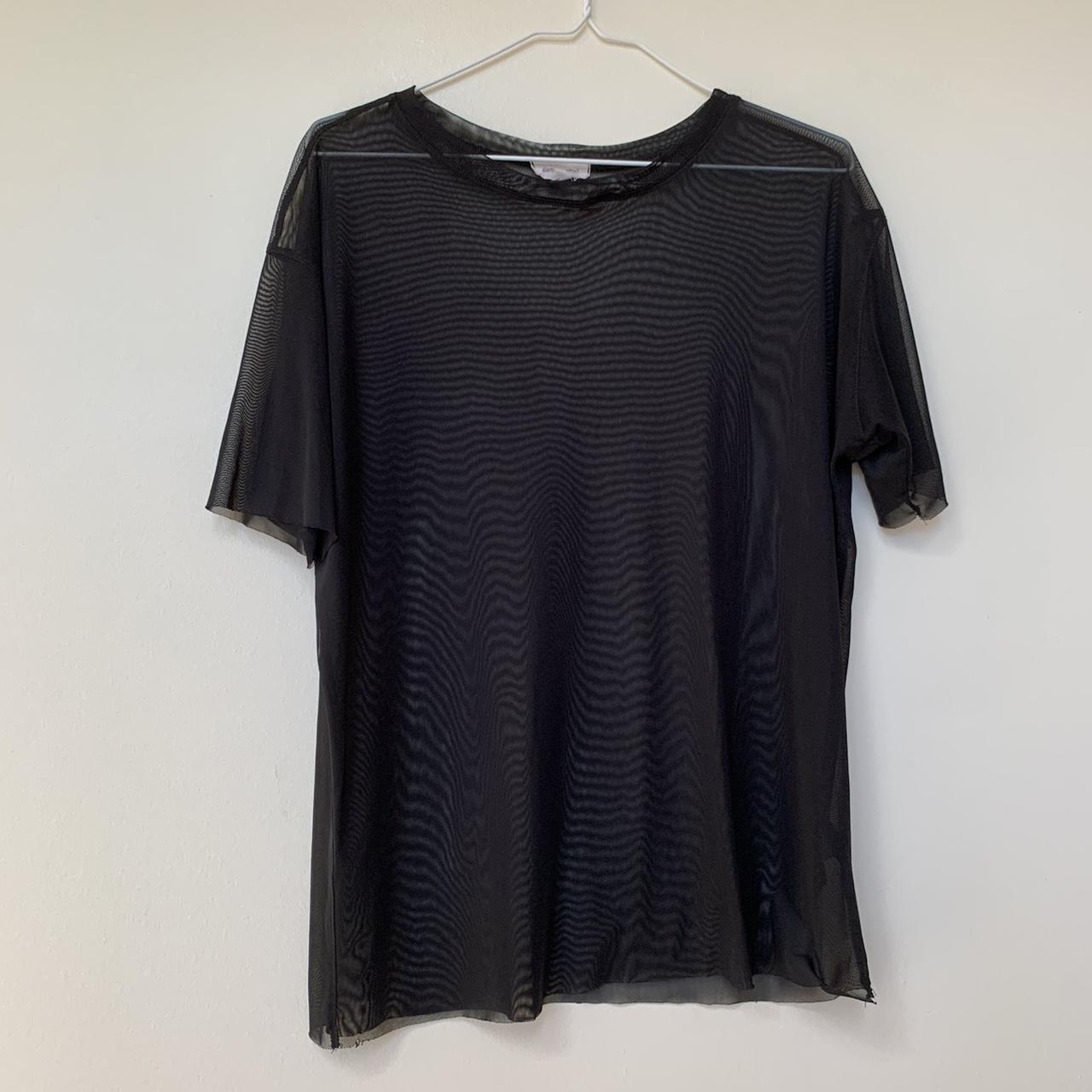 Urban Outfitters Women's Black T-shirt | Depop