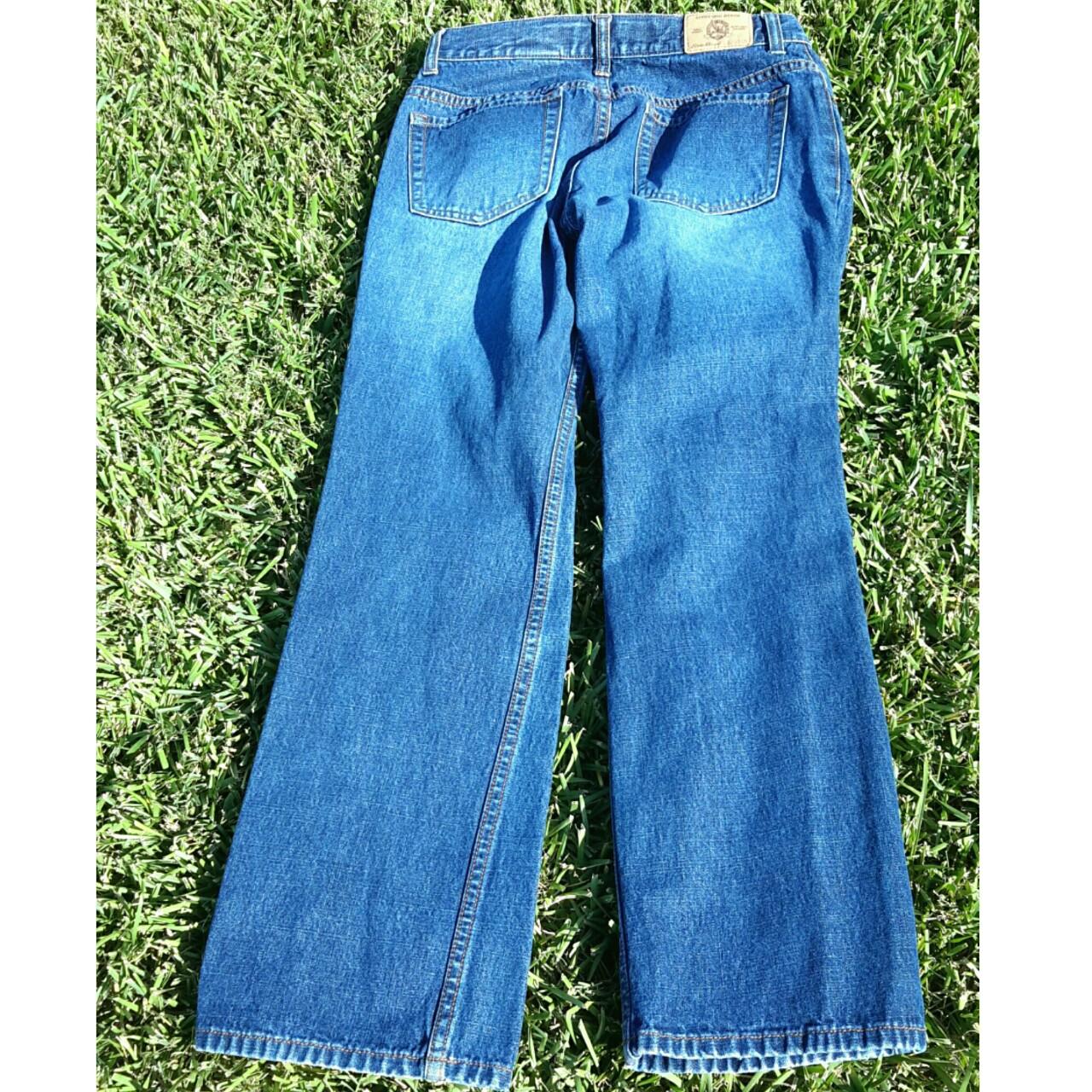 Vintage Rugged Wrangler Sandblasted Blue Jean's.... - Depop