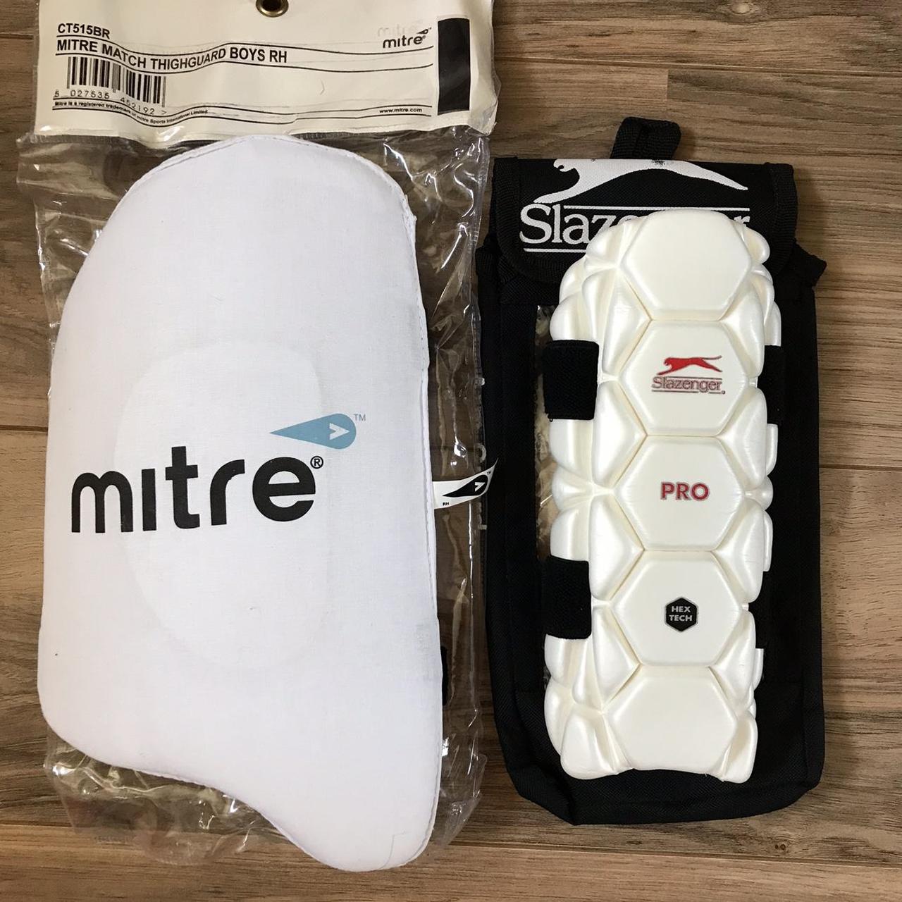 Cricket helmet and arm/thigh guards Junior Junior... Depop