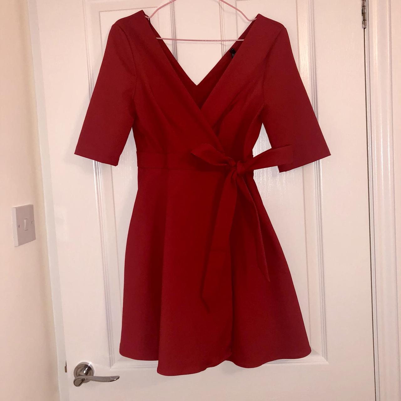 Zara red wrap dress, in size XS ...