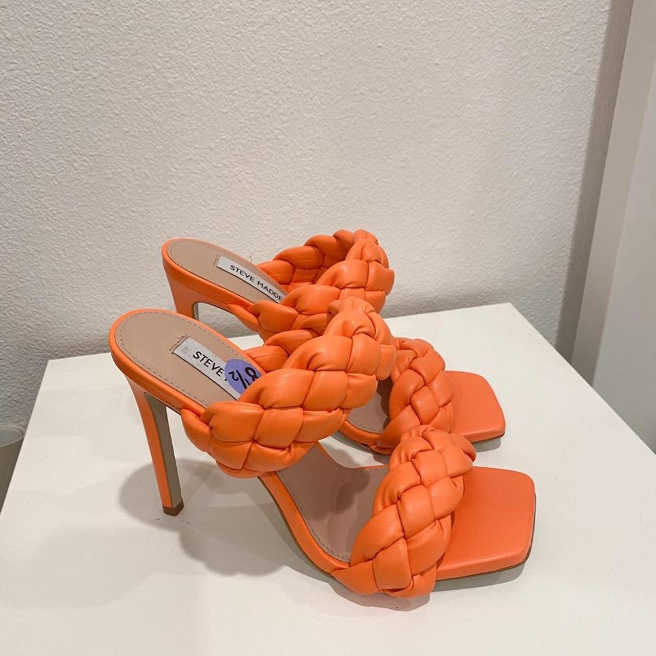 Steve madden 2024 orange heels