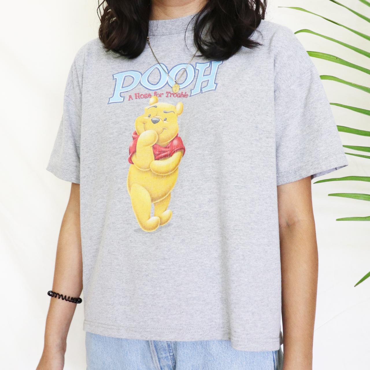 Disney Women's Grey and Yellow T-shirt (2)