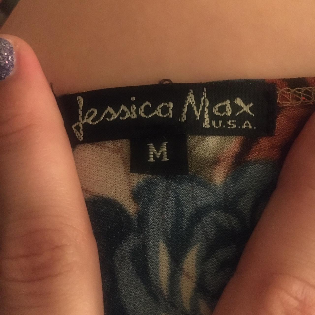 Women's Shirt - Multi - M – Patchwork multi patte… - image 4