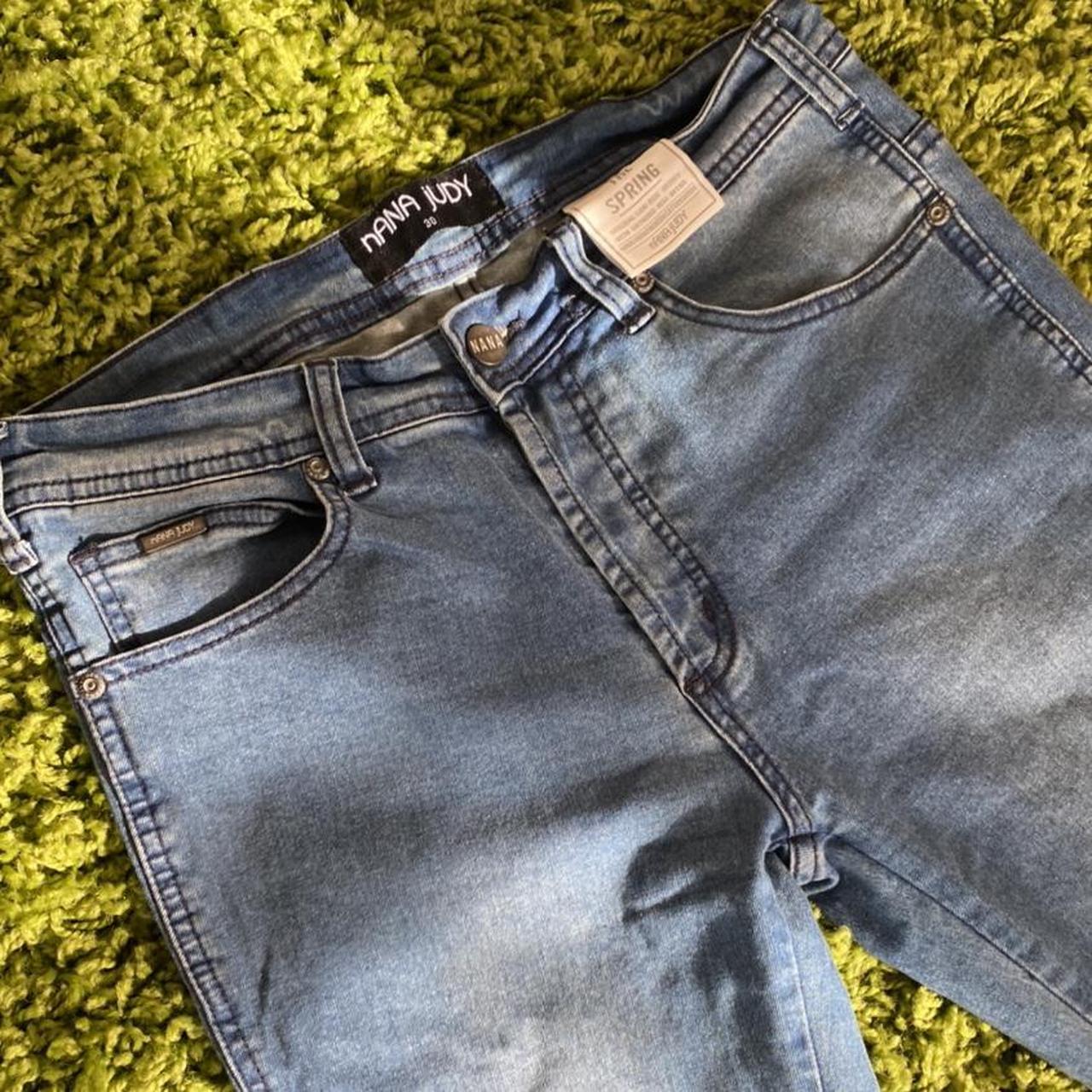 Nana Judy Y2K Style Blue Denim Wash The Spring... - Depop