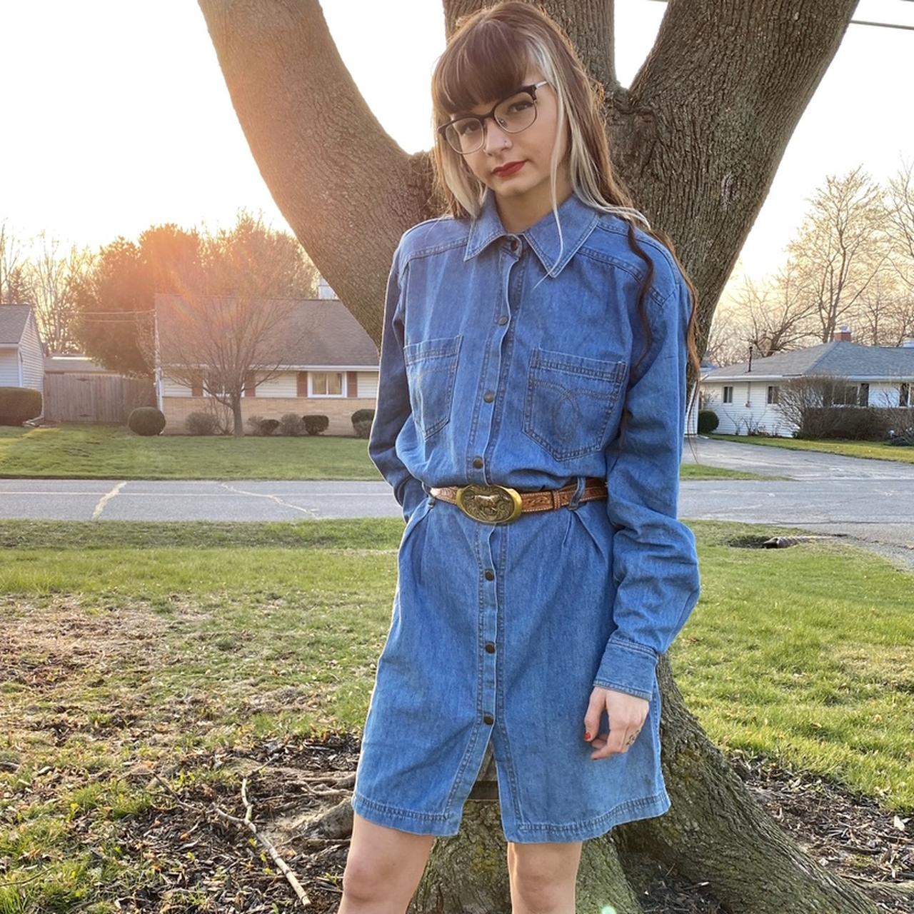 80s 2024 shirt dress