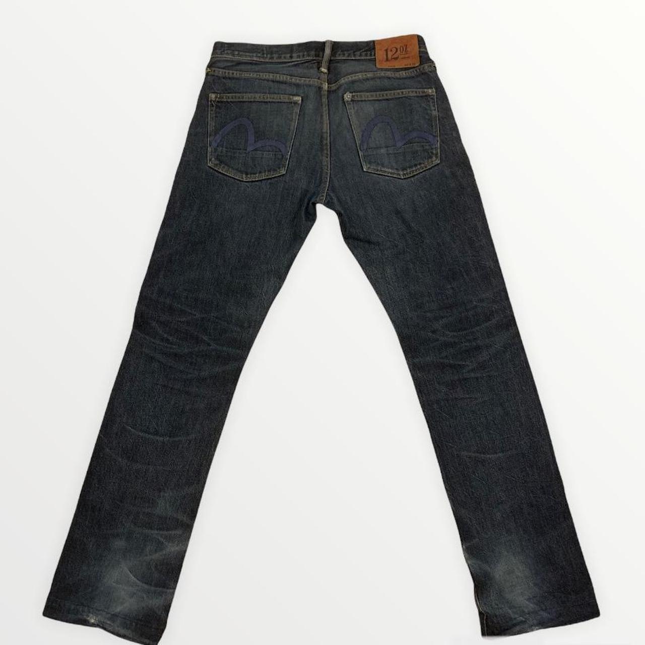 MENS VINTAGE EVISU JEANS, 30 x 32 (the length has...