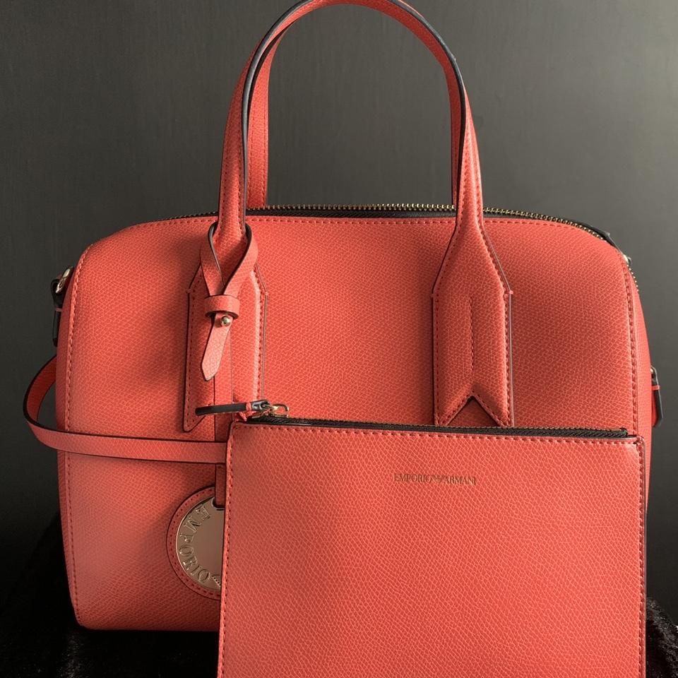 Armani best sale boston bag