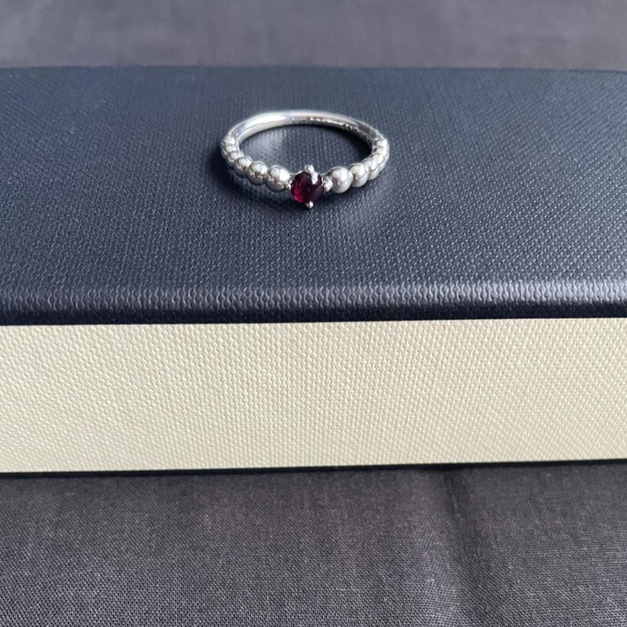 Pandora ruby store birthstone ring