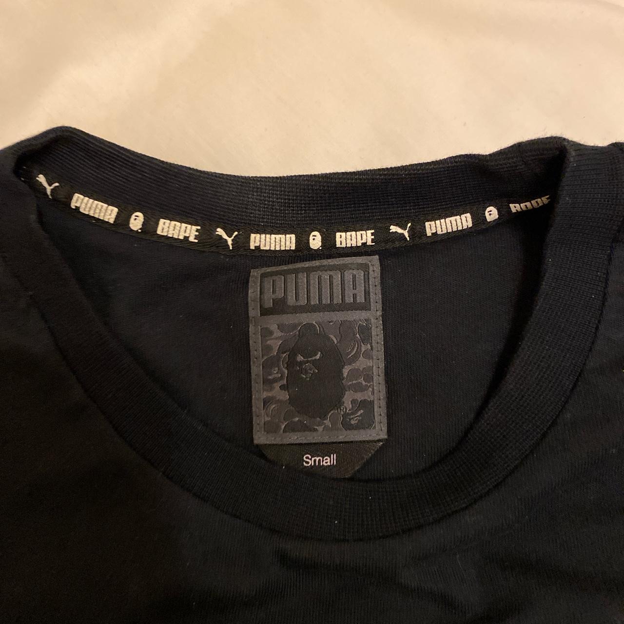 Bape x Puma ABC Camo Logo T Shirt Black A Bathing... - Depop