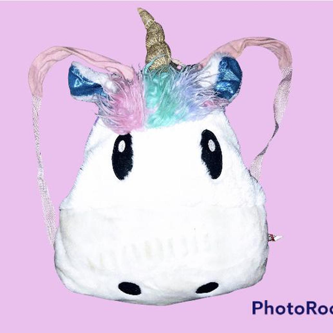 unicorn plush backpack