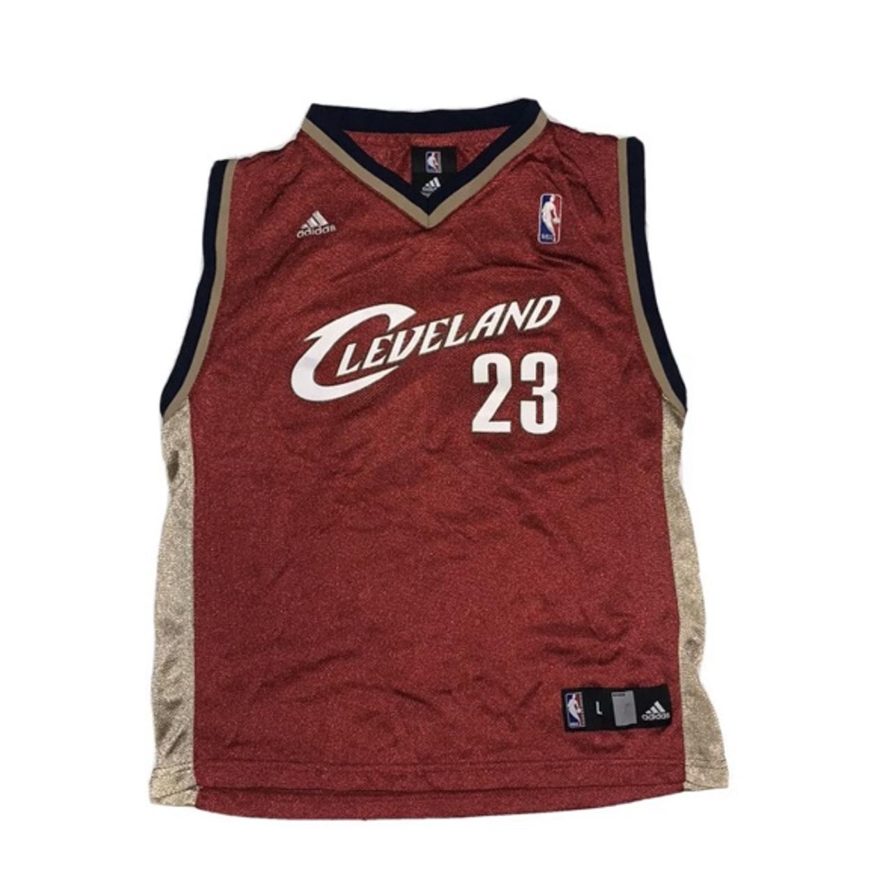 Lebron James #23 Cleveland Cavaliers 2010 Boys M adidas NBA basketball  jersey 