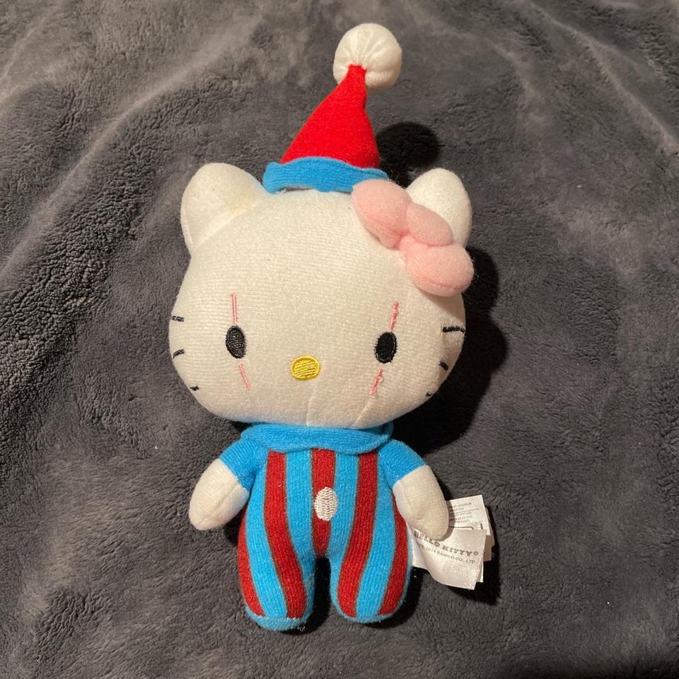 Hello kitty clown deals plush