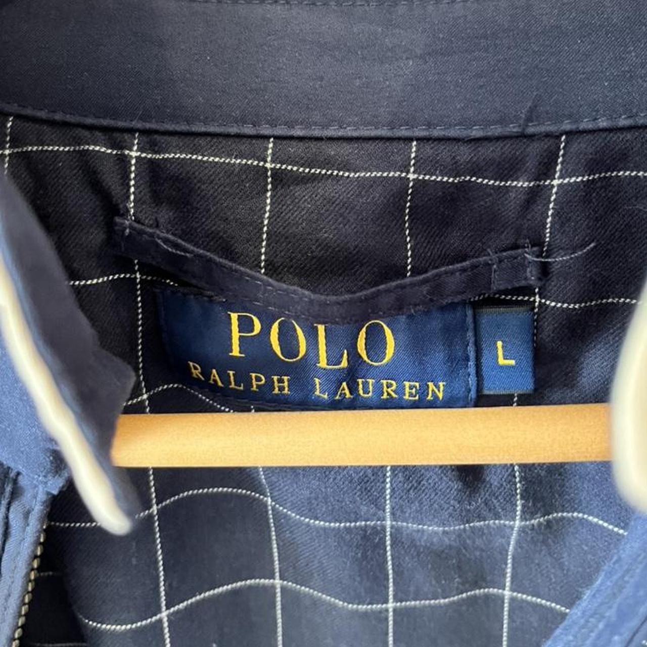 RALPH LAUREN navy windbreaker size large worn... - Depop