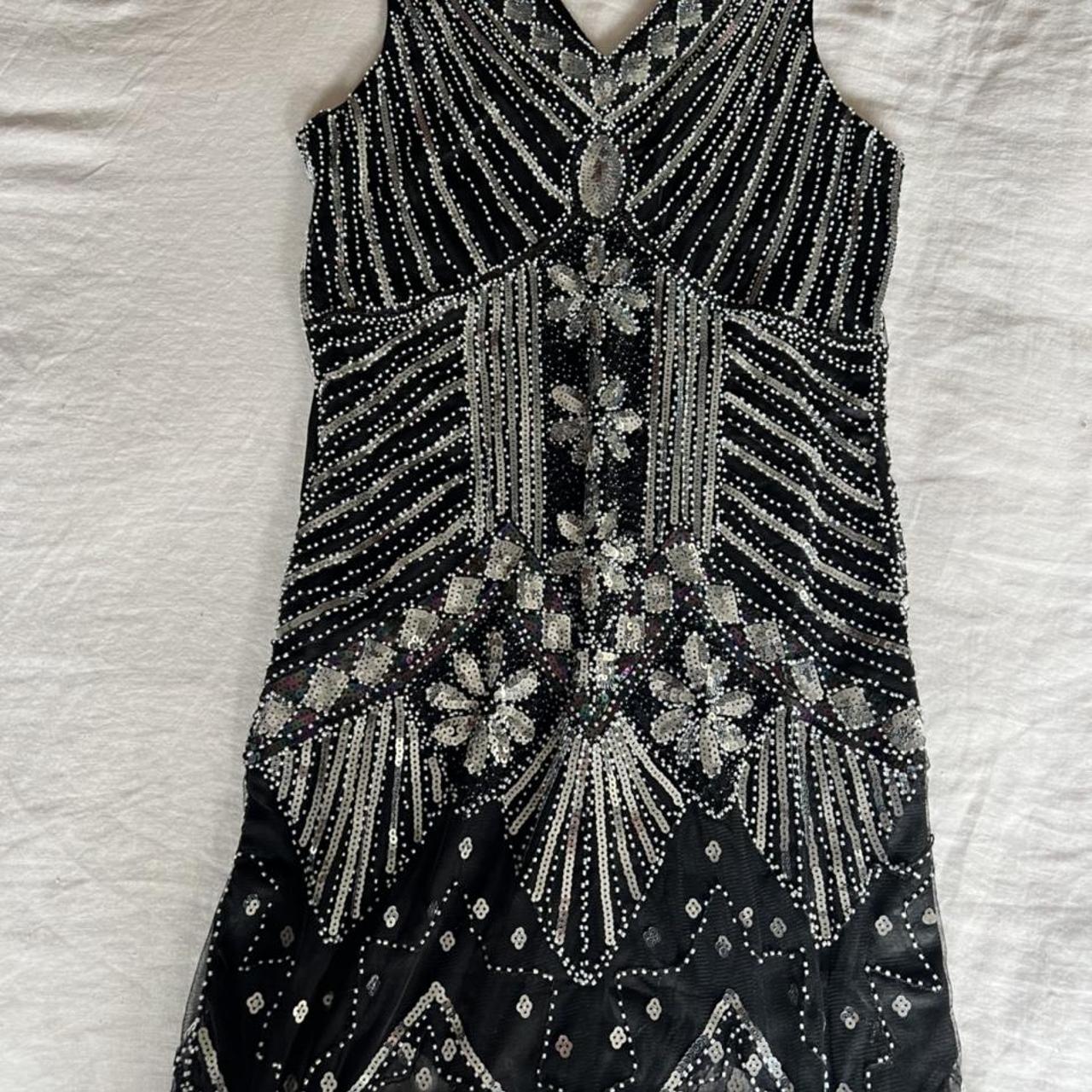 Flapper dress Brand new - fits size 10-12 Size m... - Depop