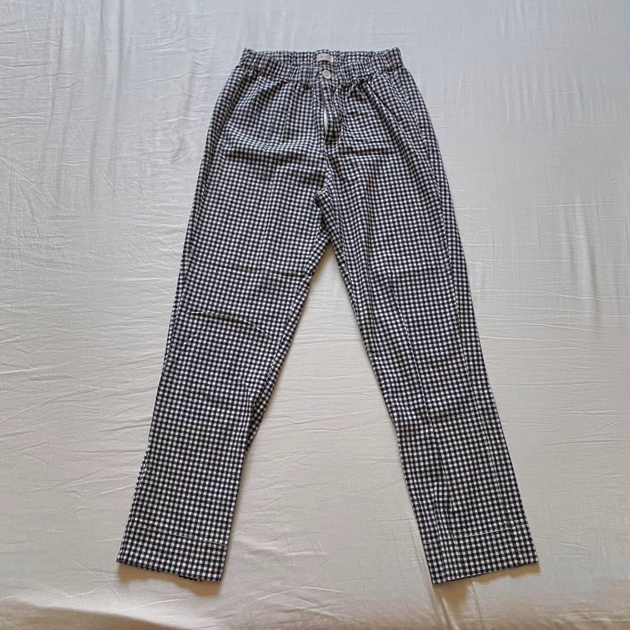 Brandy Melville / John Galt Tilden Gingham Pants ☕️... - Depop