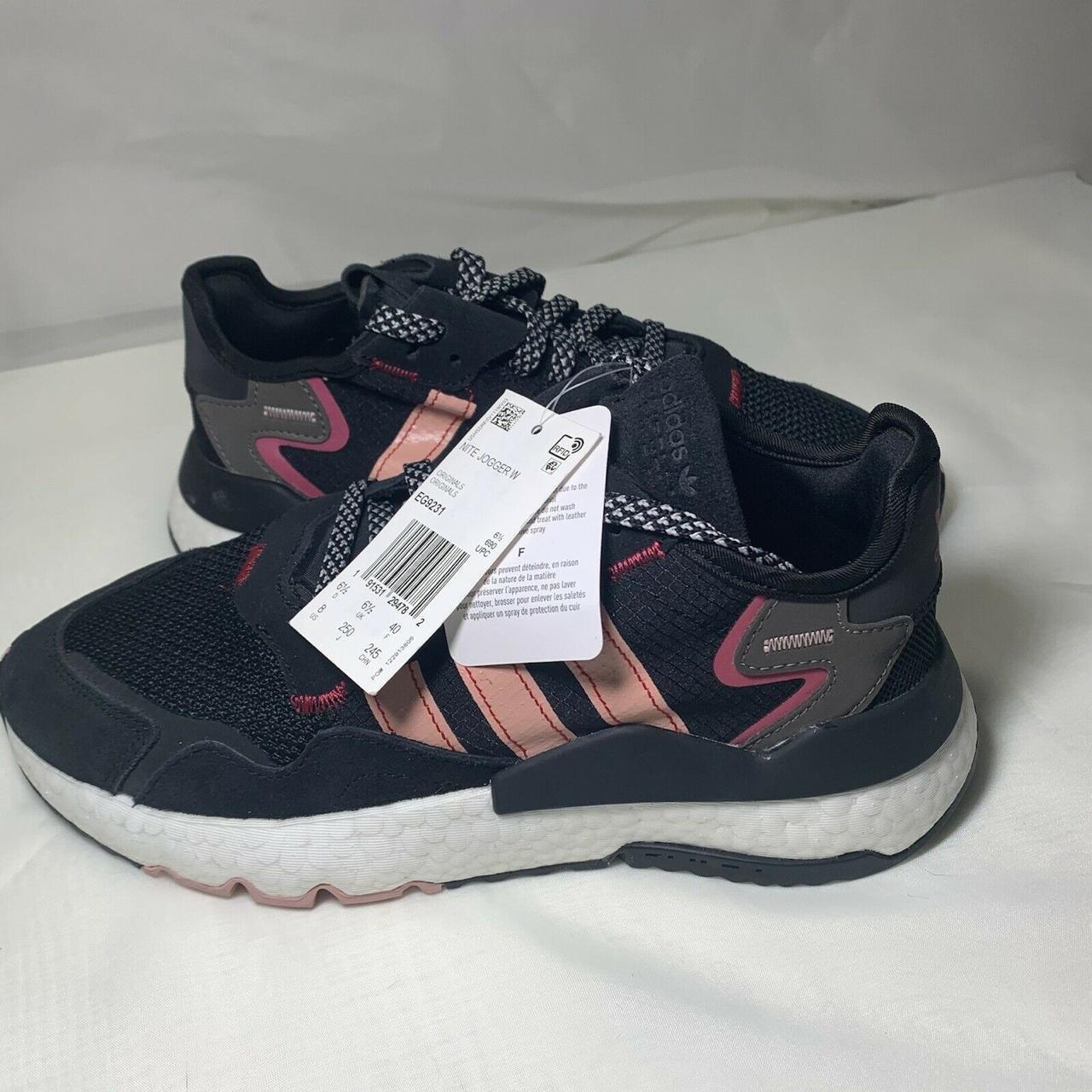 Adidas nite jogger online black pink