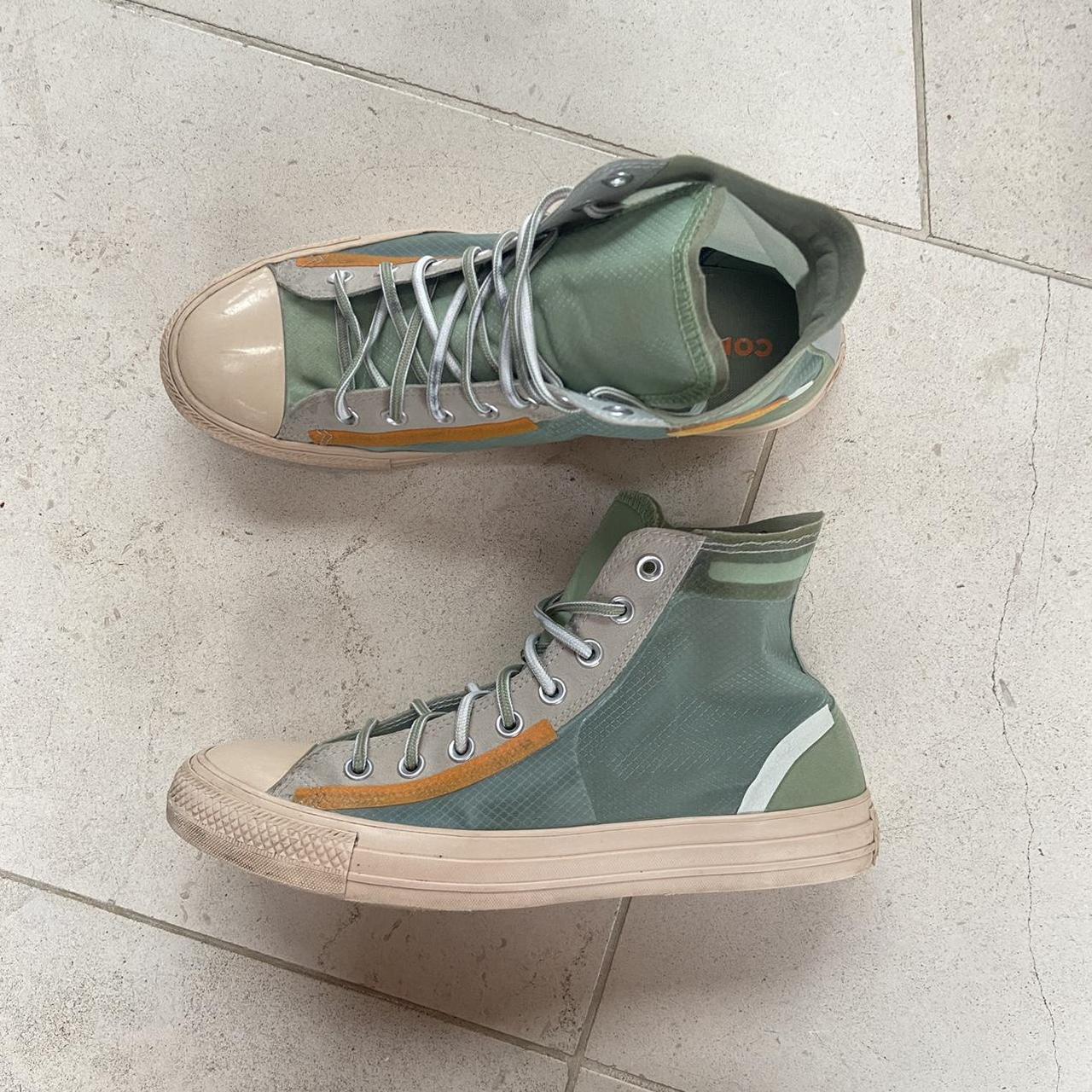 converse translucent green