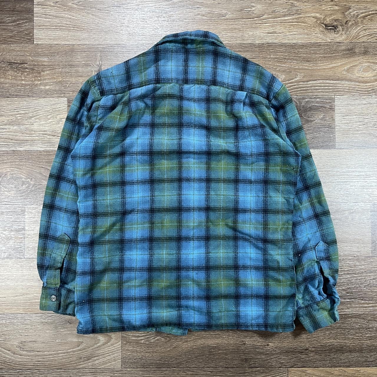 American Vintage Men's Blue and Green Polo-shirts (4)