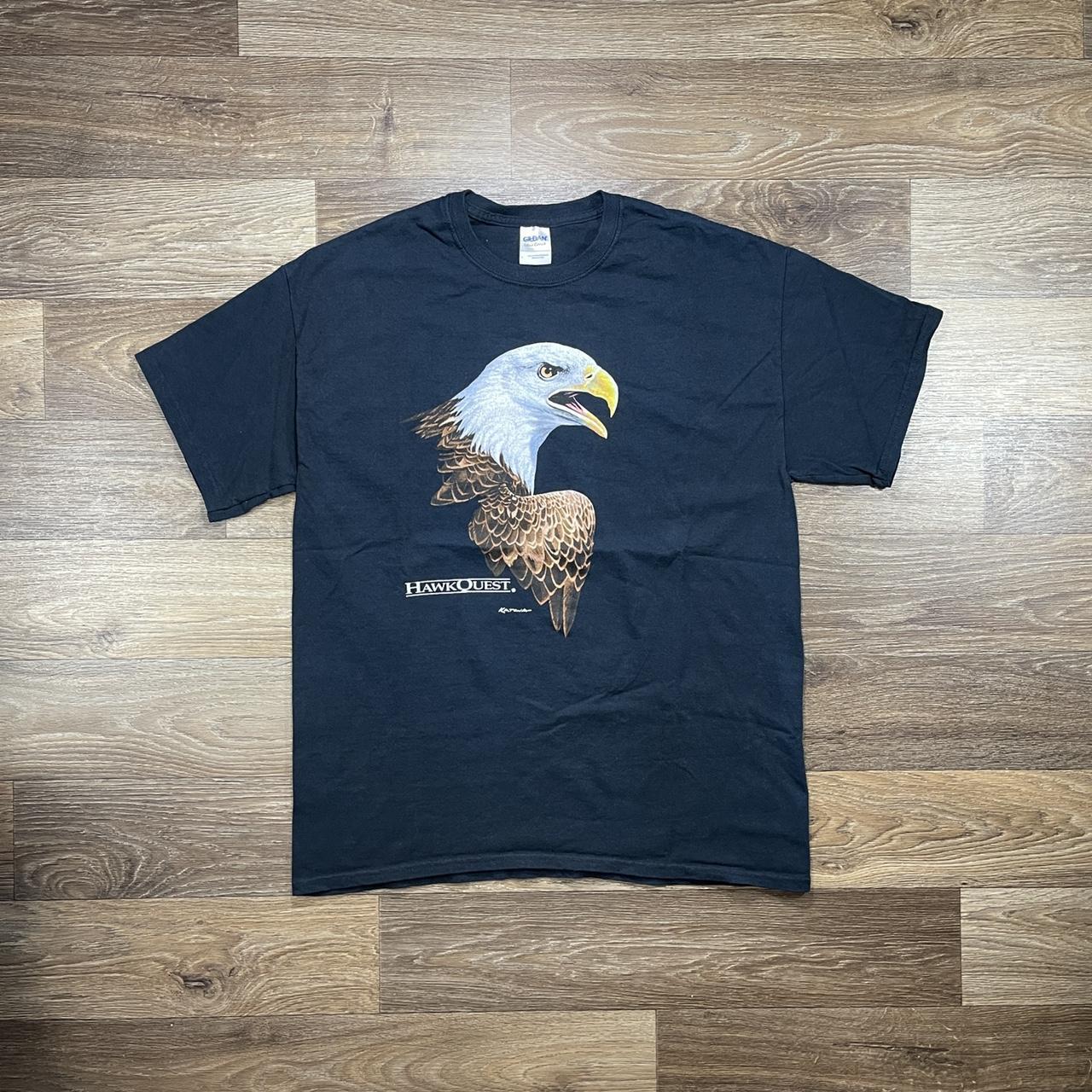 ‼️ Vintage Y2K Hawk/Eagle graphic t shirt. Tagged... - Depop