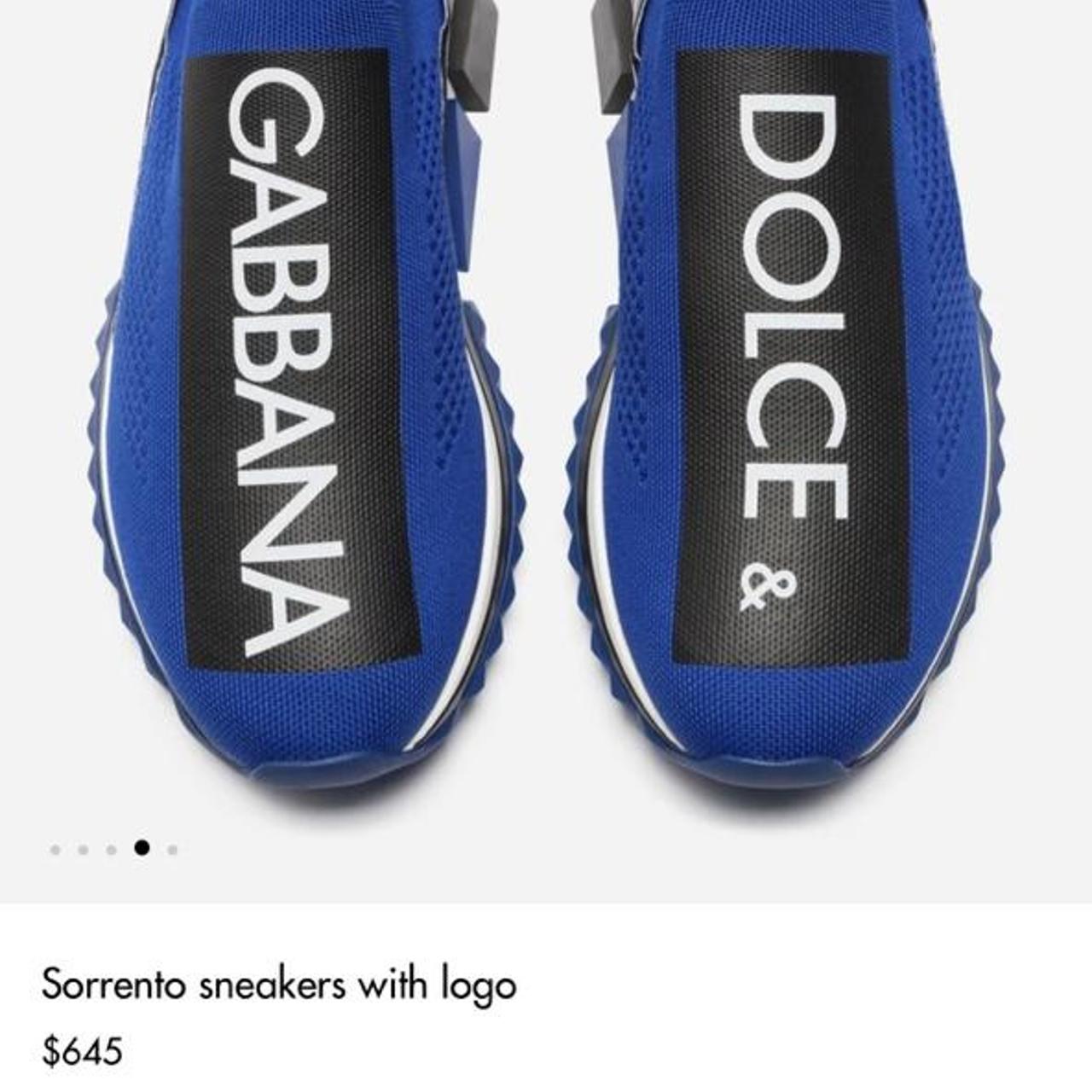 Dolce and gabbana hot sale sorrento sneakers blue