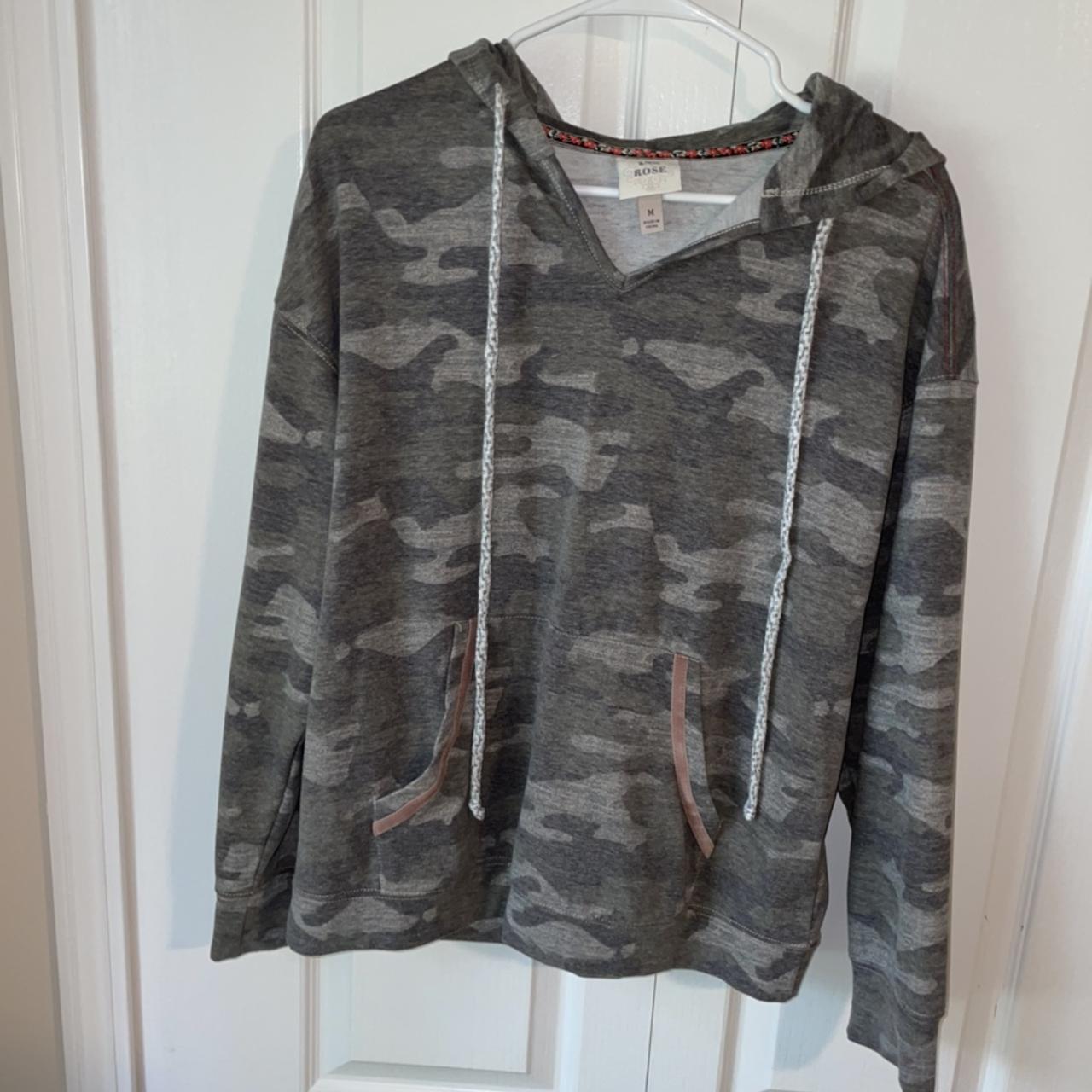 Target Women's Grey and White Hoodie | Depop