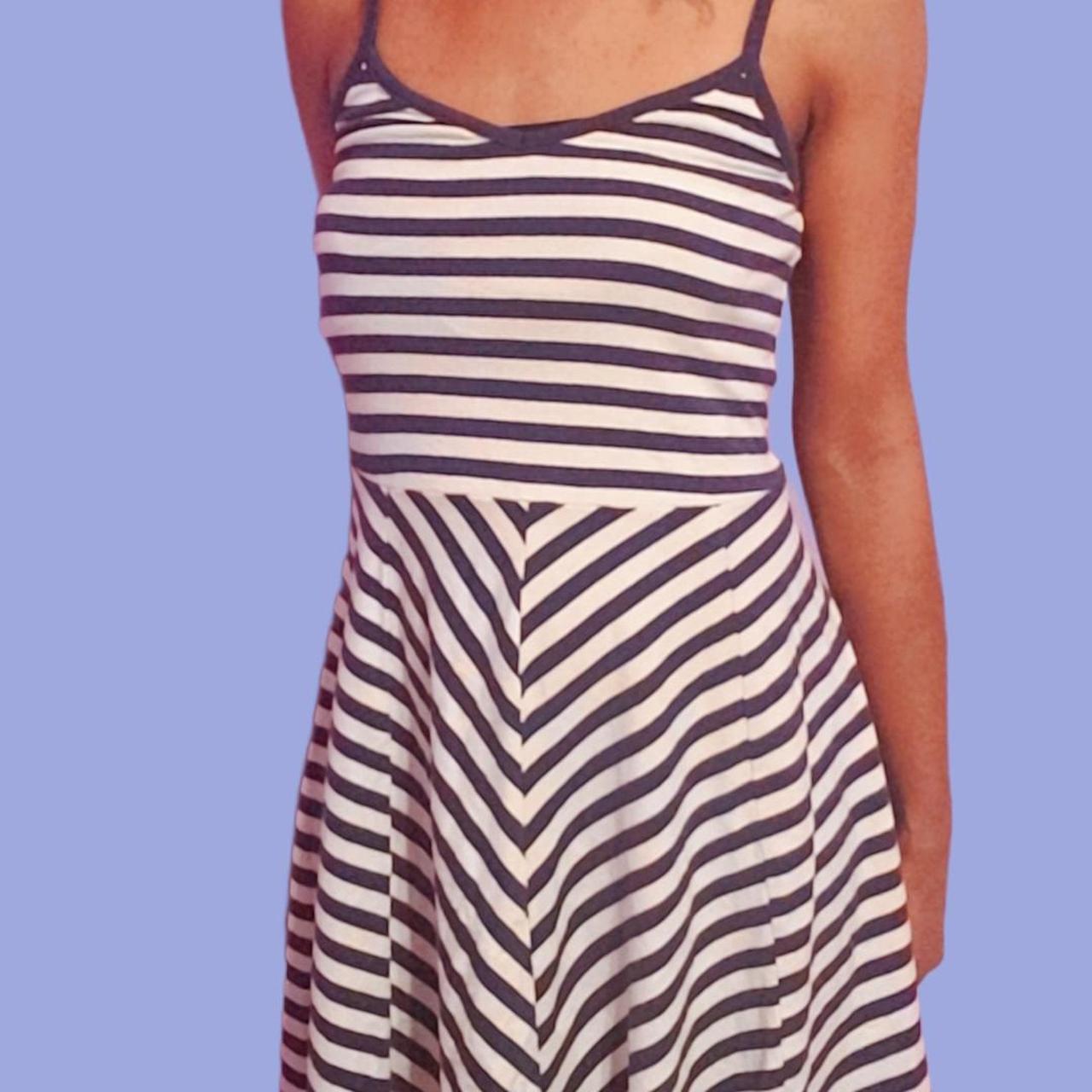 Cute, striped spaghetti strap dress. Perfect for... Depop