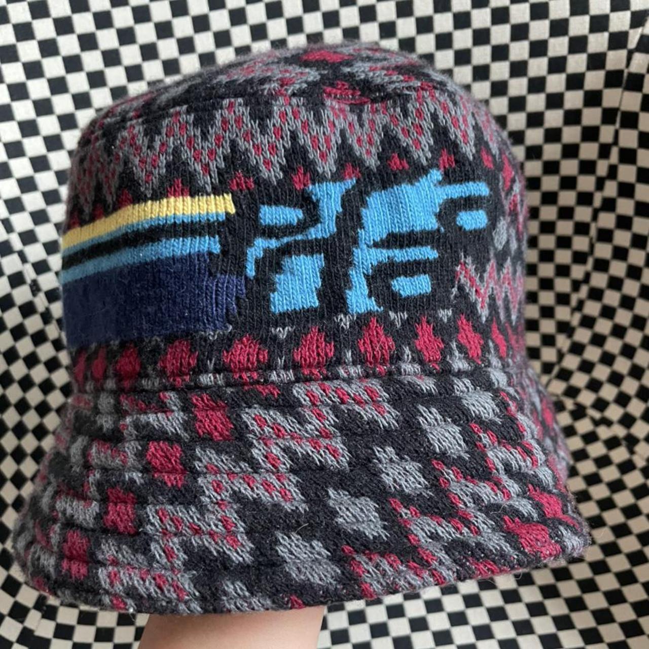 prada knit bucket hat