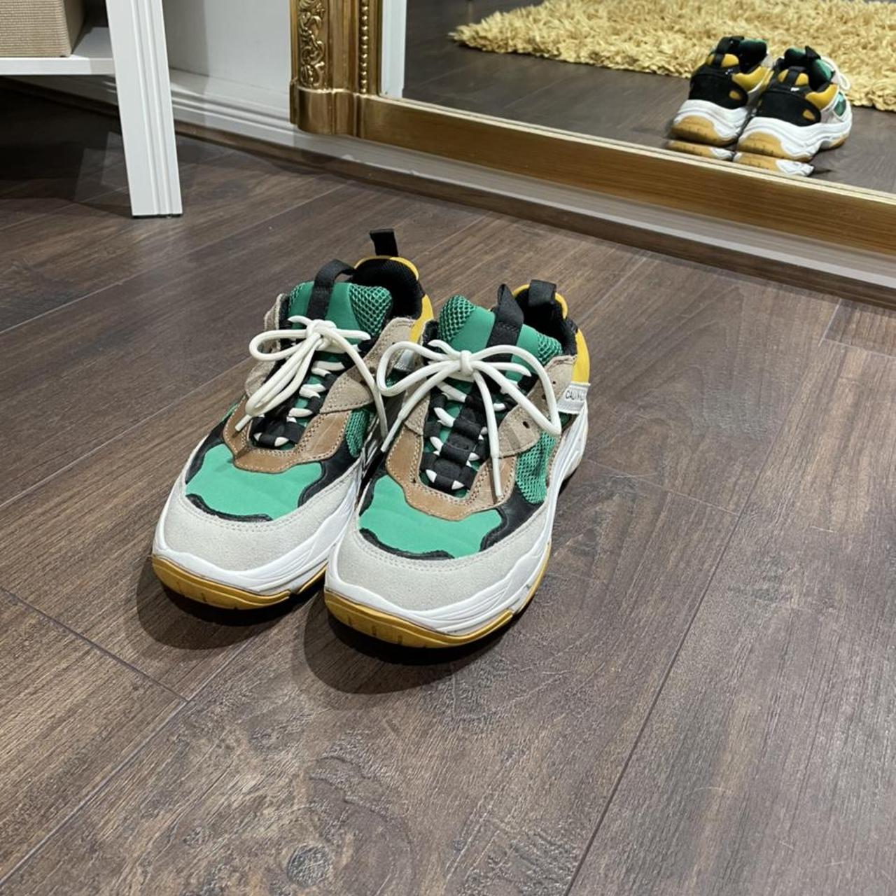 calvin klein maya green yellow