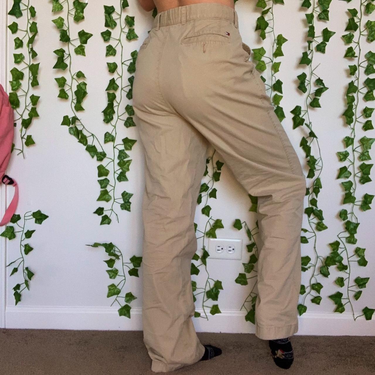 Tommy Hilfiger Tan Pants • These Pants Are A Loose Depop