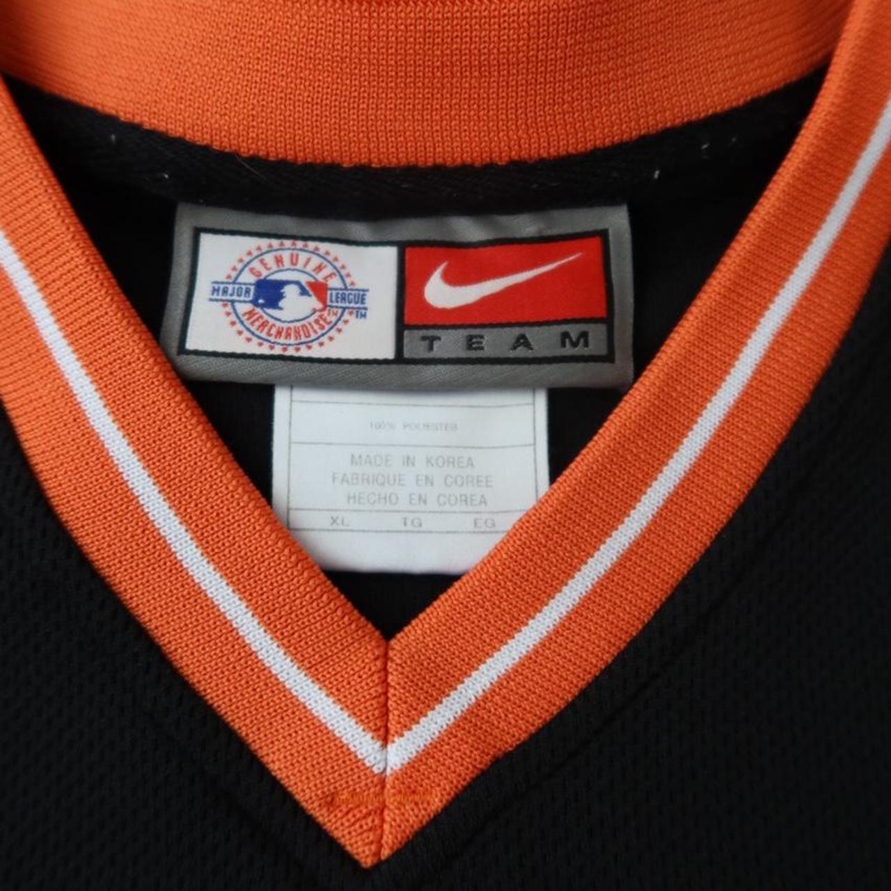 Black Orioles Nike Jersey w/ Orange & White - Depop