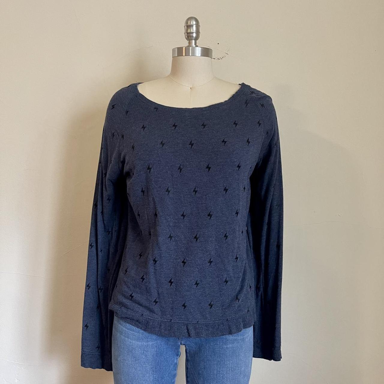 PJ Salvage Women's Blue and Navy Sweatshirt
