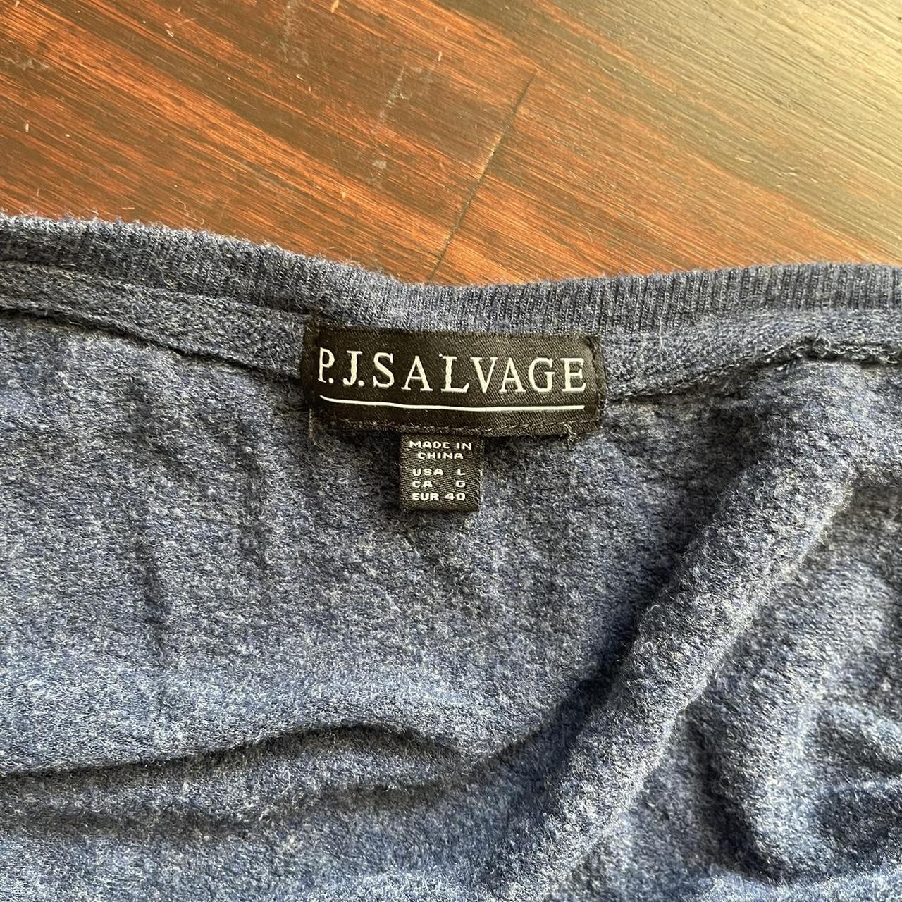 PJ Salvage Women's Blue and Navy Sweatshirt (4)