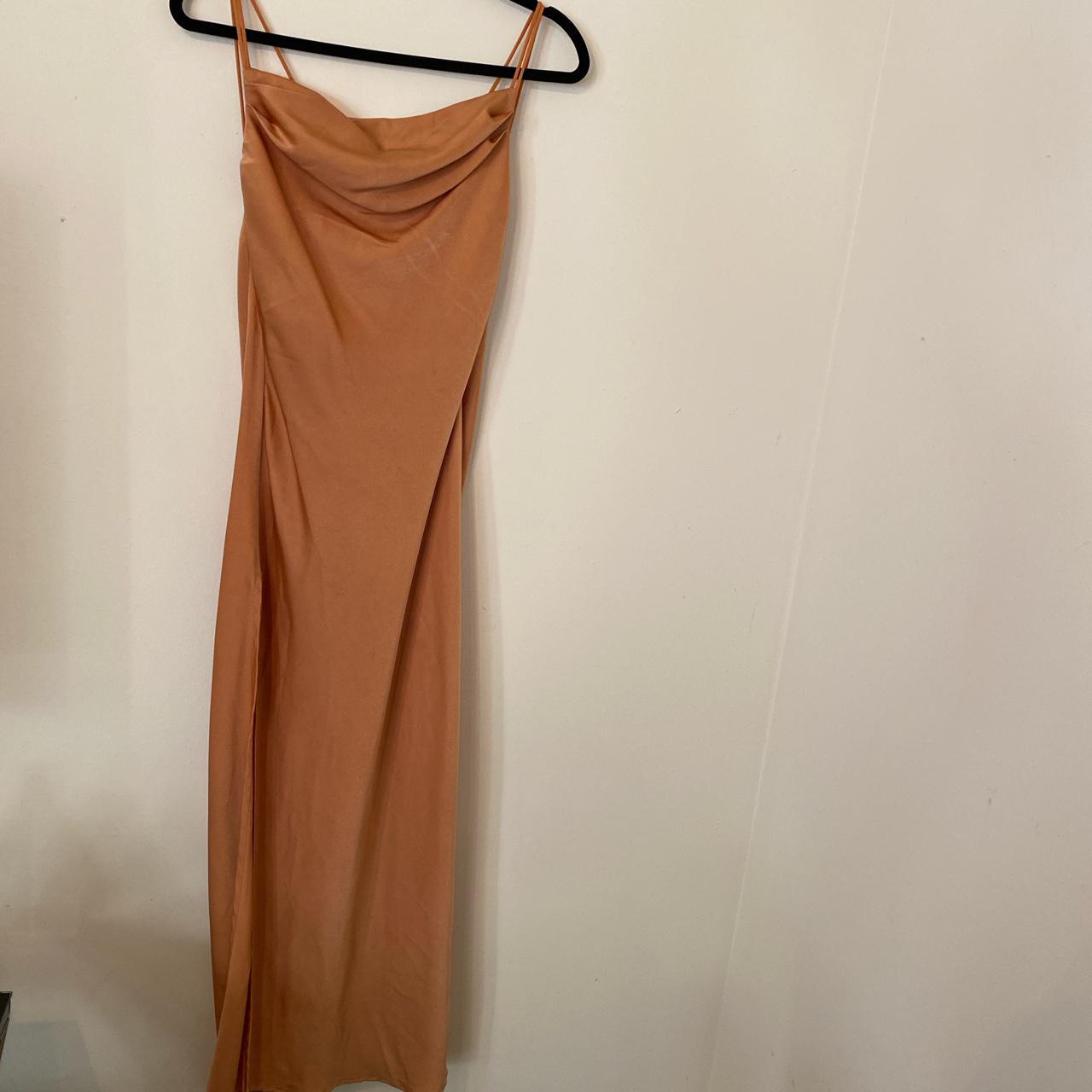 SHEIN Women's Orange Dress | Depop