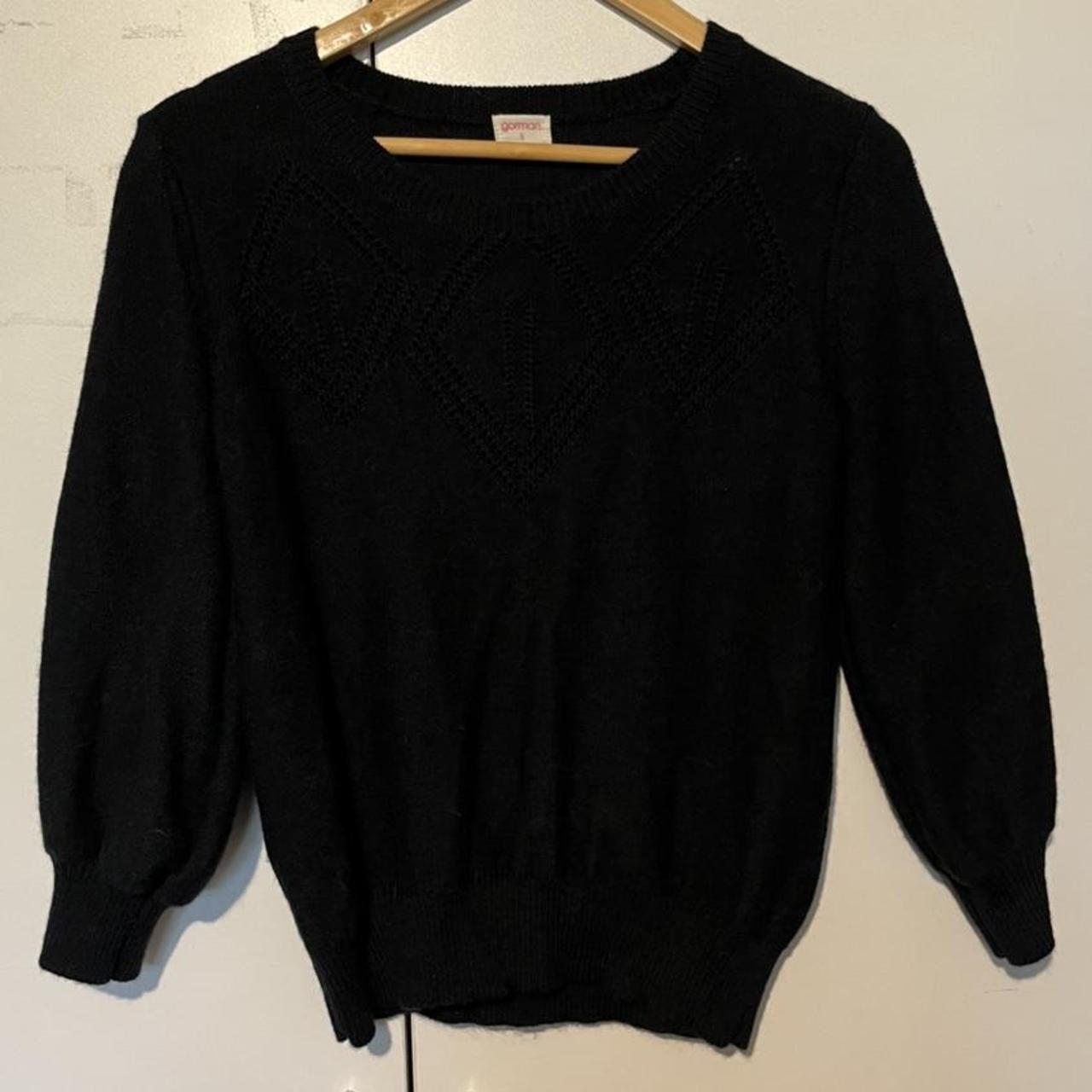 Gorman Women's Black Jumper | Depop