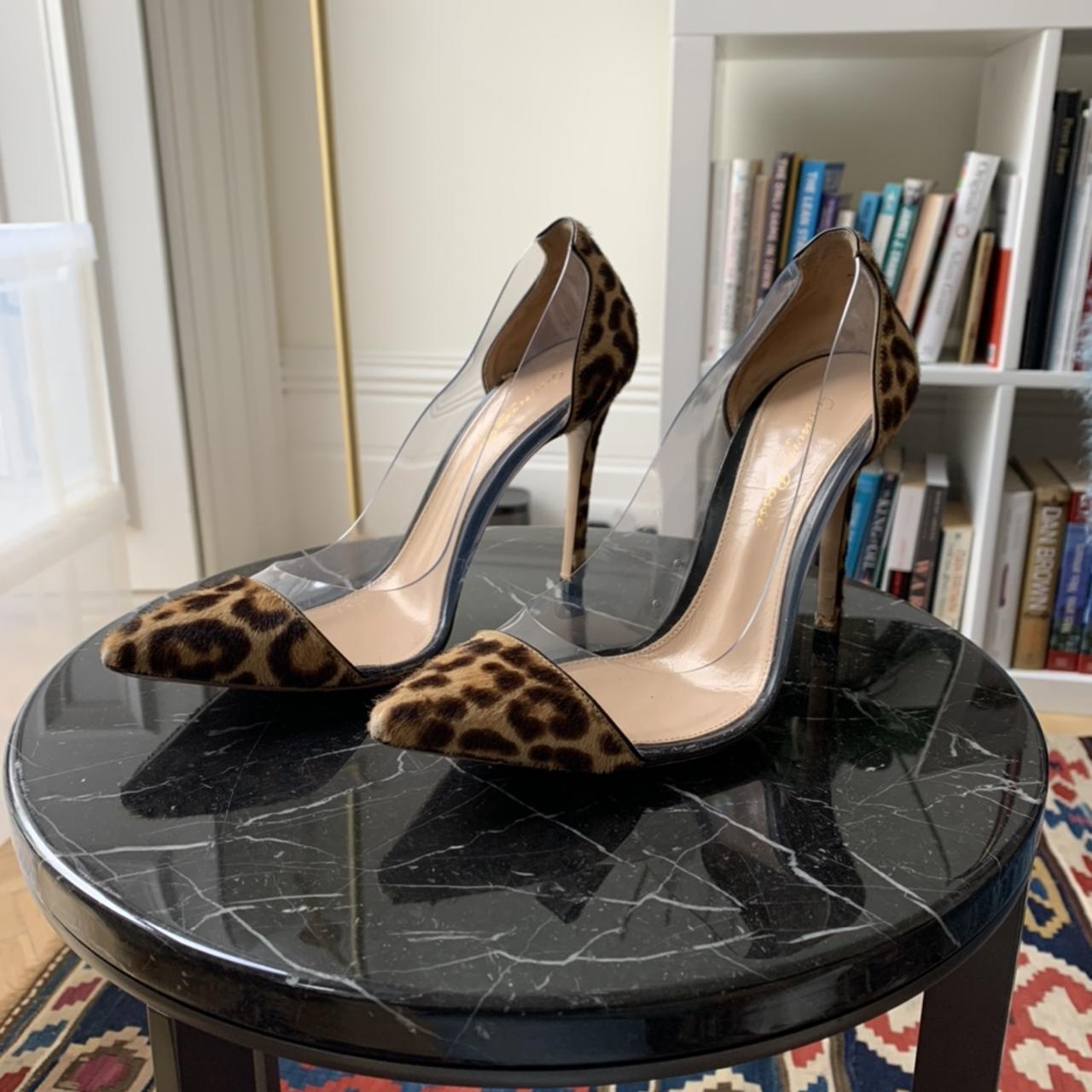 Gianvito rossi hot sale perspex heels