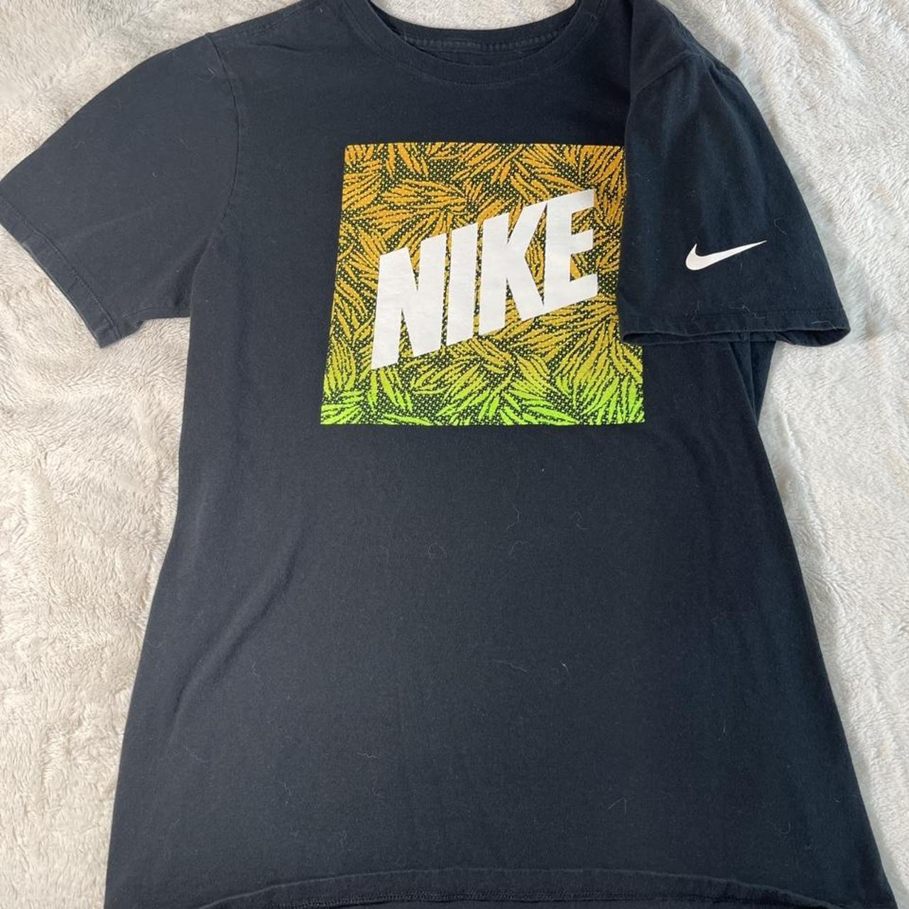 Nike floral tshirt. good material and dry fit great... - Depop