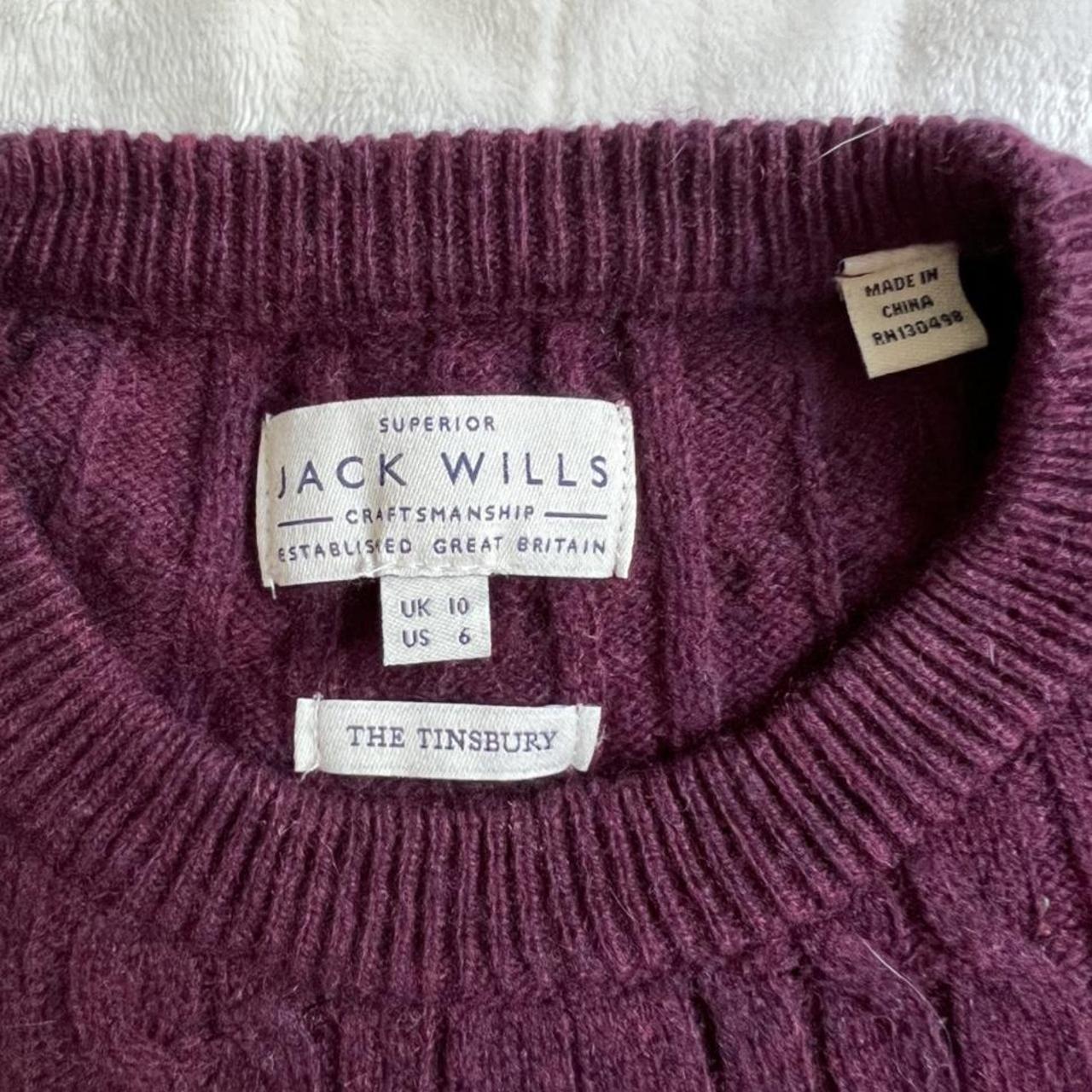 Jack Wills cable knit sweater in perfect/like new... - Depop