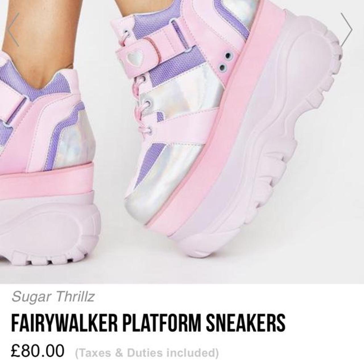 fairywalker platform sneakers