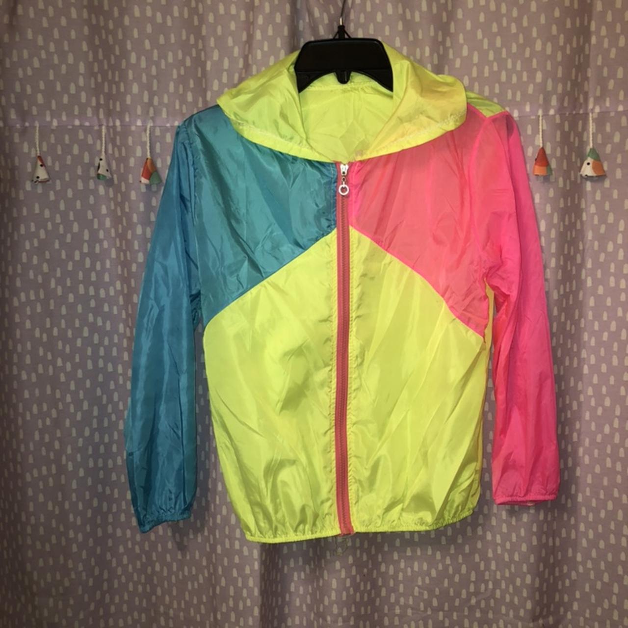 80s hotsell neon windbreaker