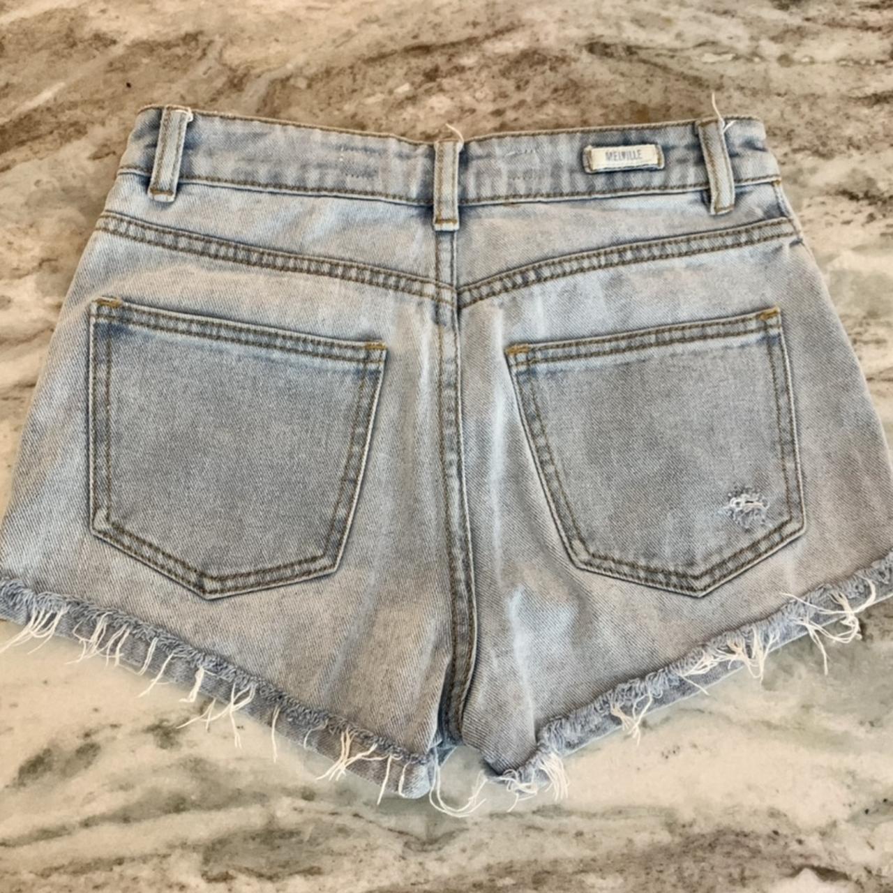 Brandy Melville denim shorts #denim #shorts - Depop