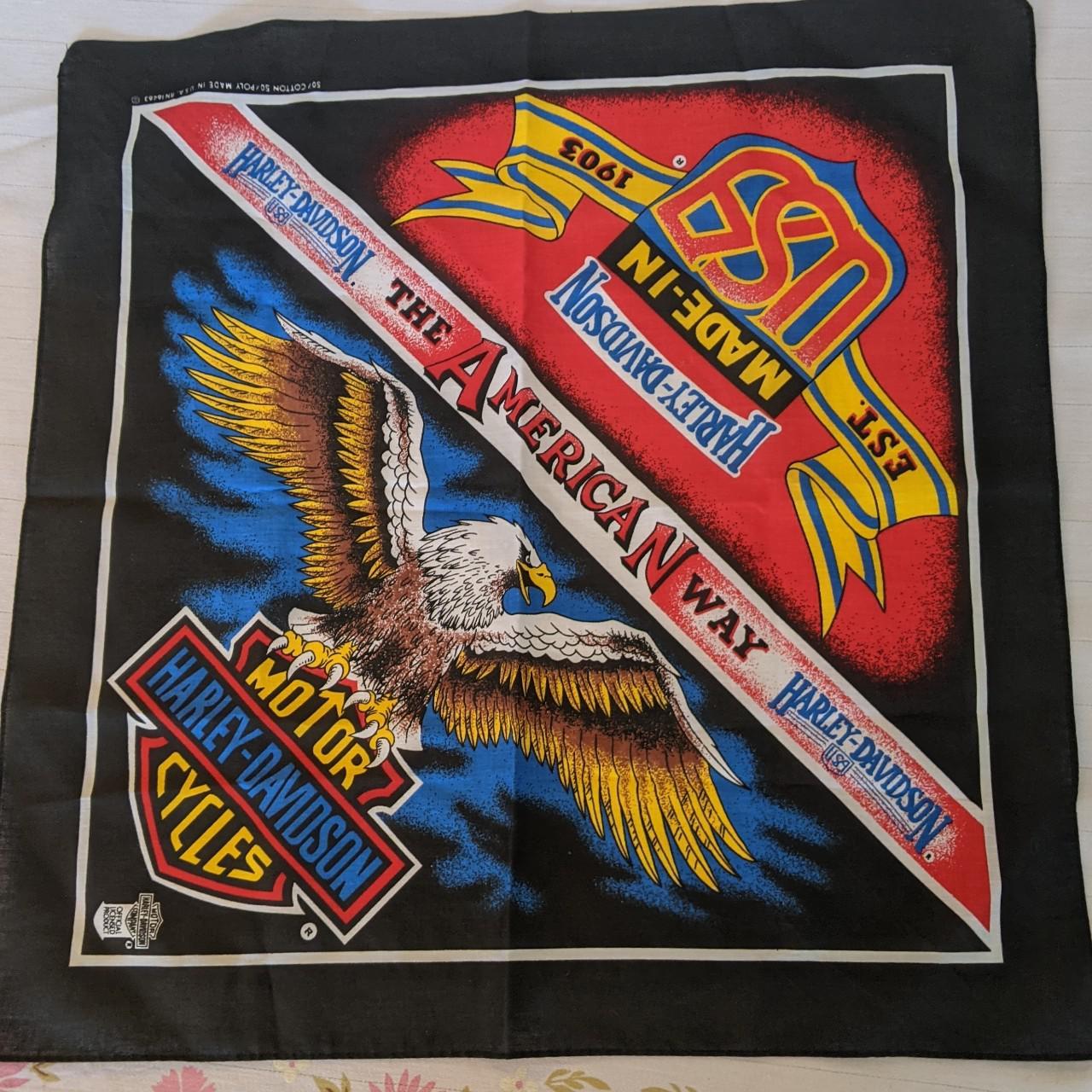 vintage harley davidson bandana