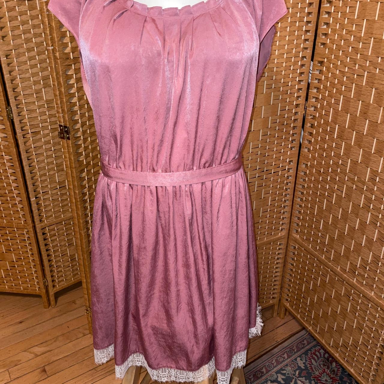 LC Lauren Conrad Women S Pink Dress Depop