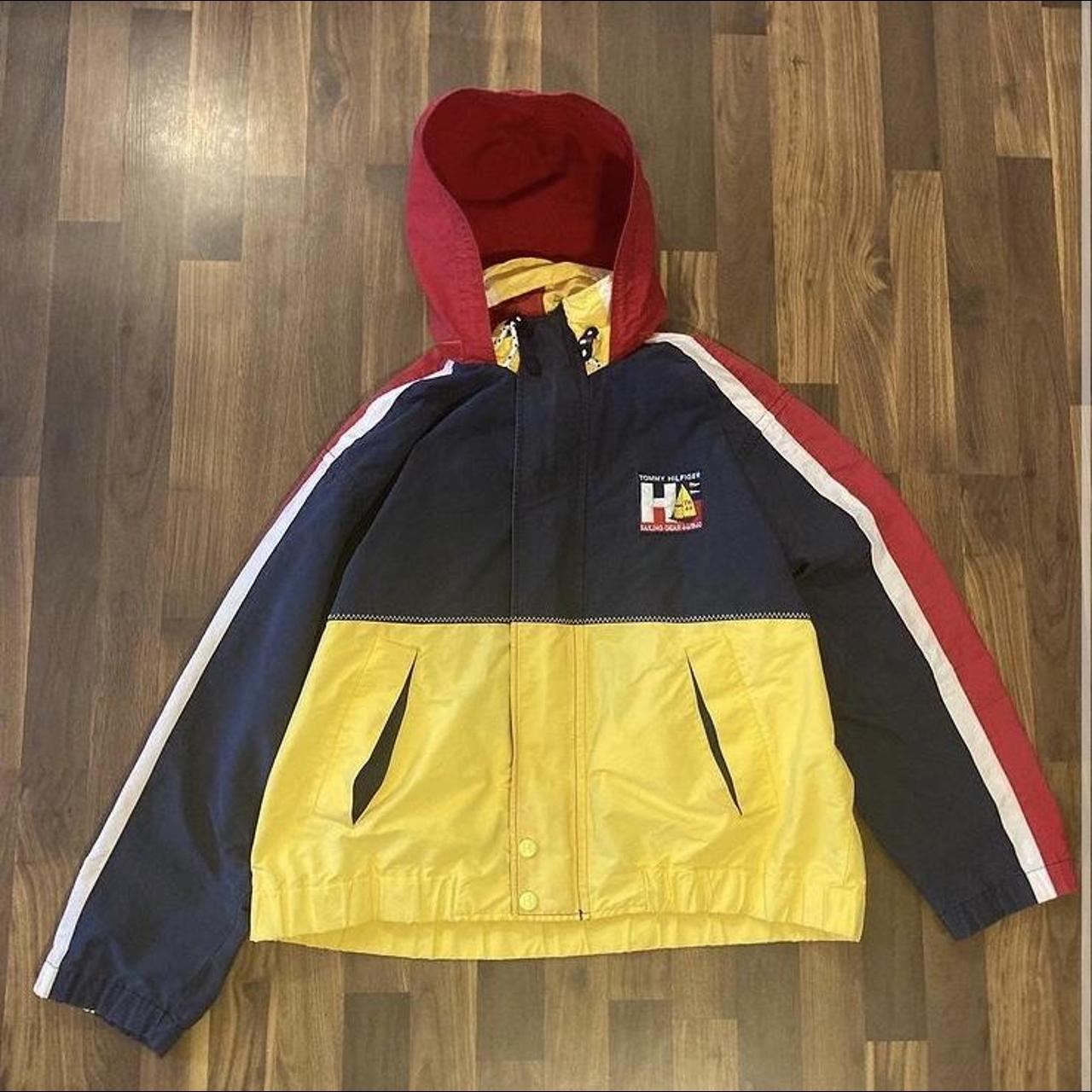 Tommy Hilfiger Sailing Jacket Size Large (8 10) Used - Depop