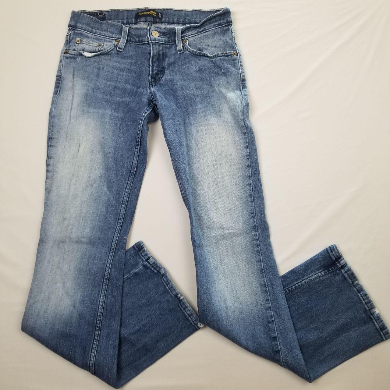 Levi's 524 Too Superlow Bootcut Jeans Size... - Depop