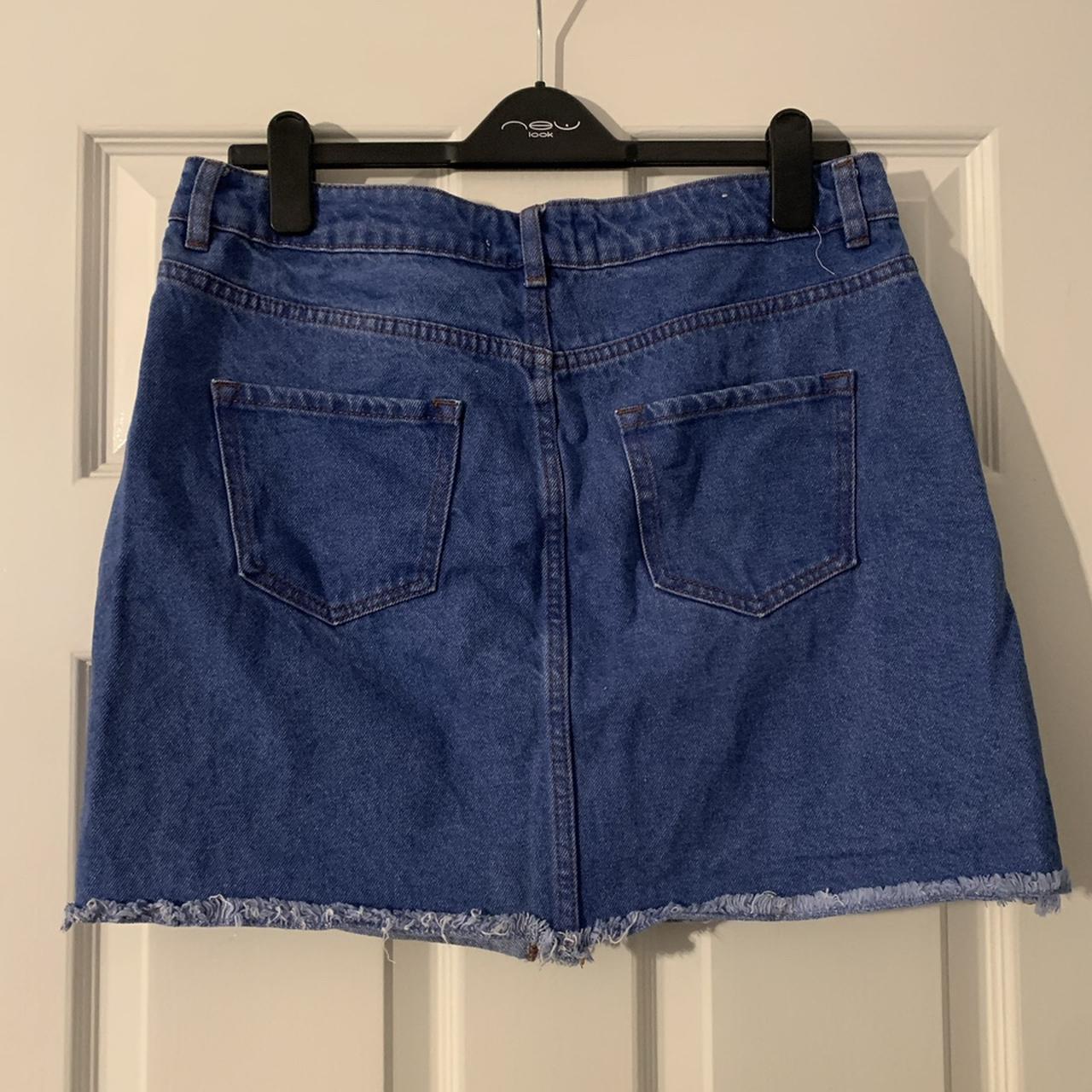 New Look Denim Skirt Size 14, worn once #newlook... - Depop