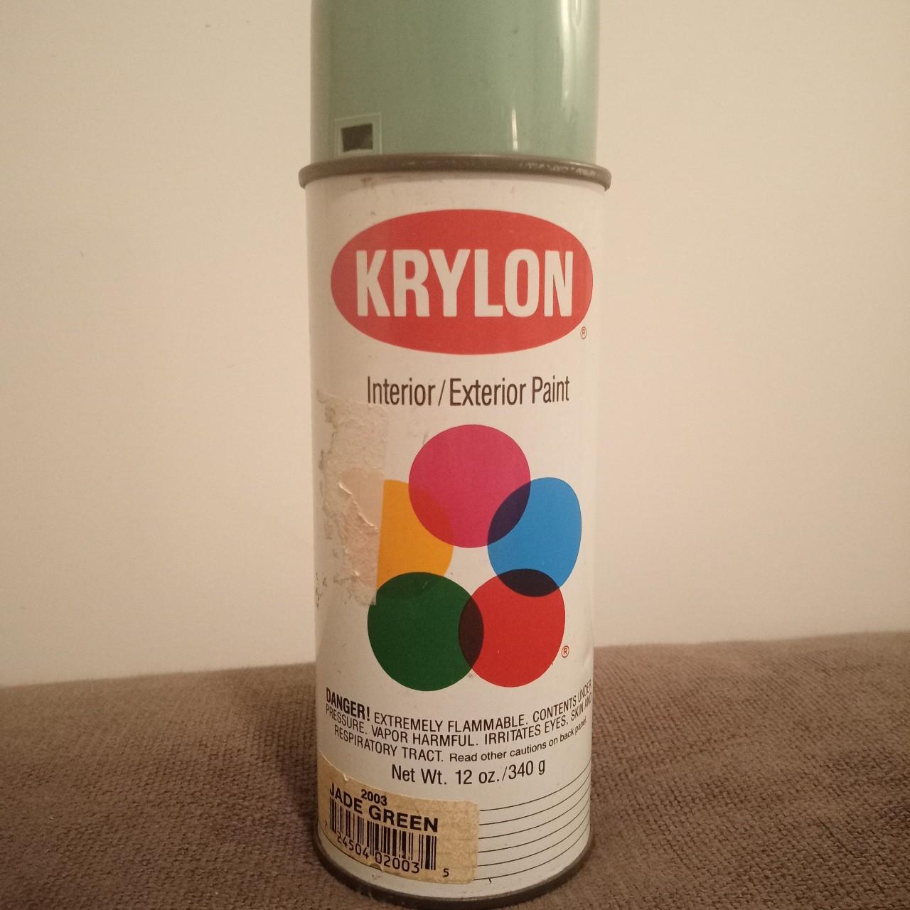Vintage "GRAFFITI WRITERS" KRYLON JADE GREEN HALF... Depop